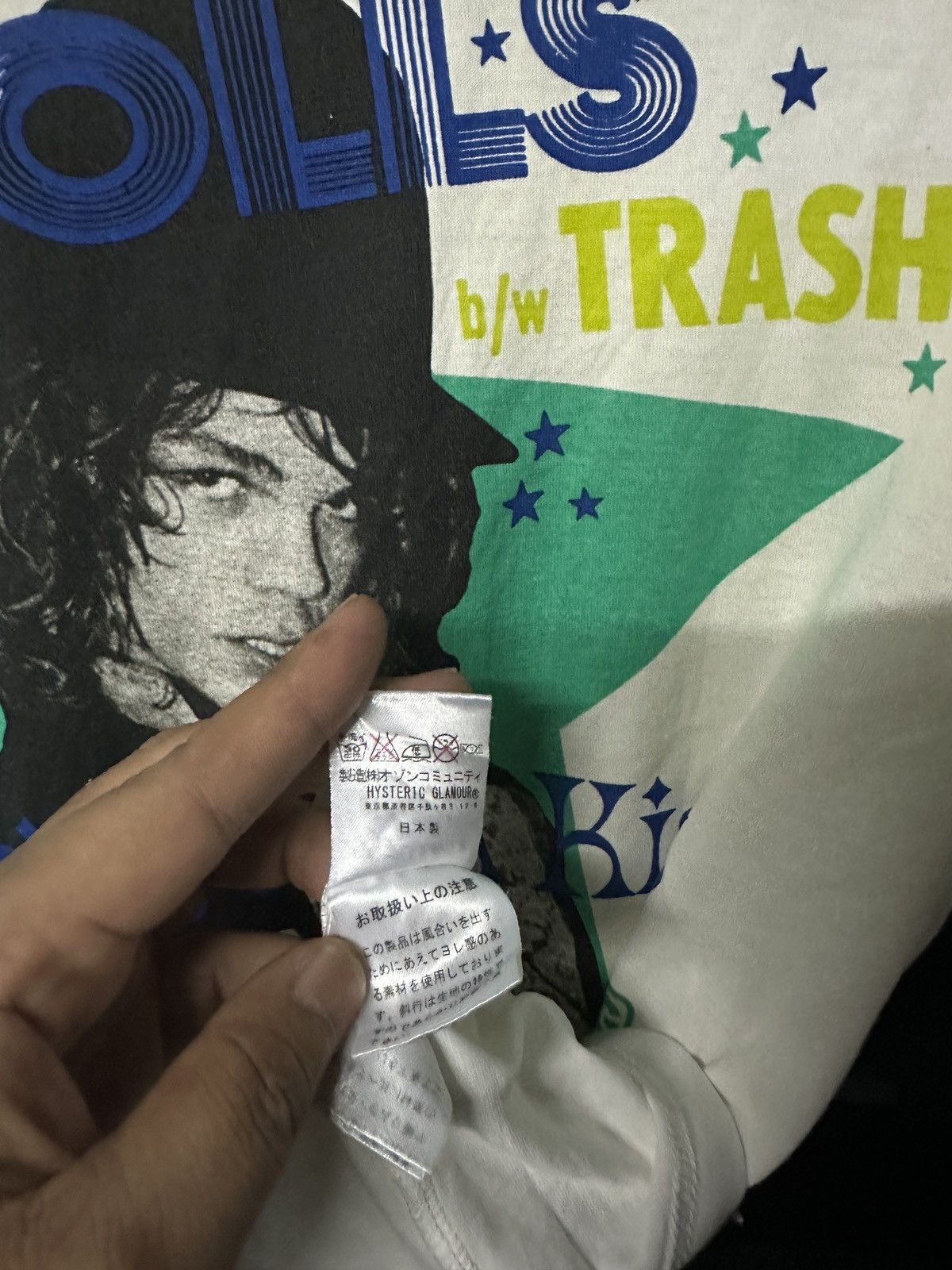 Band Tees × Hysteric Glamour Thrashed Hysteric Glamour The New York Dolls Distressed Tee Size US M / EU 48-50 / 2 - 12 Thumbnail