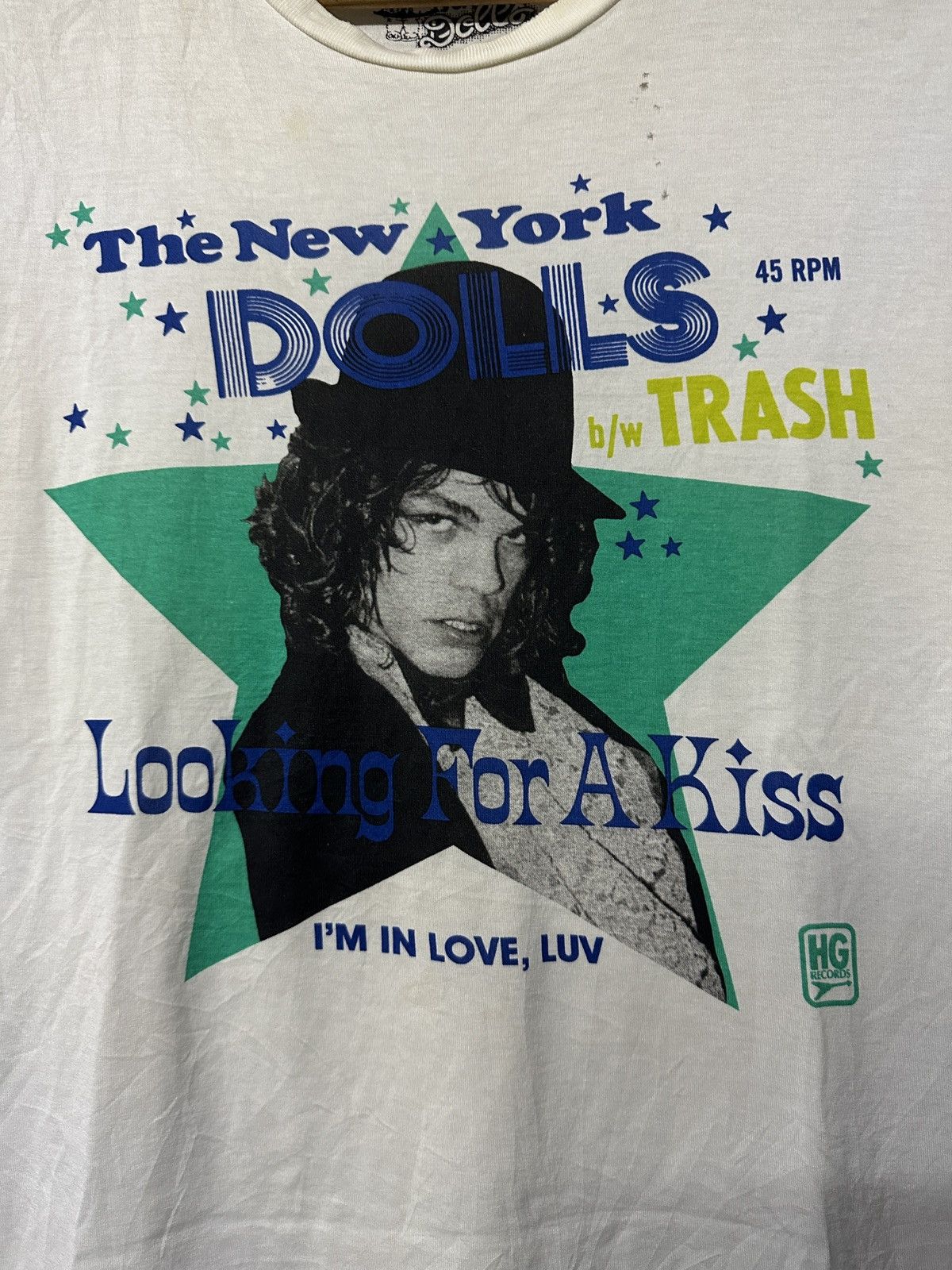 Band Tees × Hysteric Glamour Thrashed Hysteric Glamour The New York Dolls Distressed Tee Size US M / EU 48-50 / 2 - 2 Thumbnail