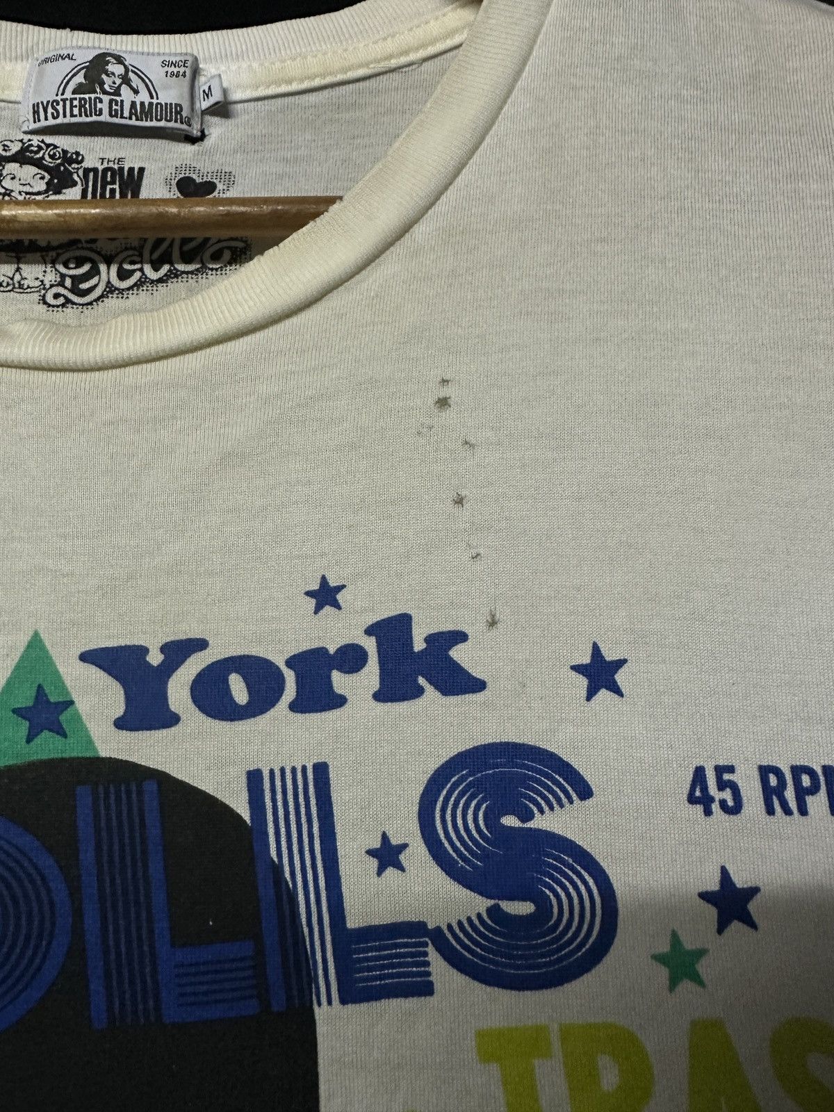 Band Tees × Hysteric Glamour Thrashed Hysteric Glamour The New York Dolls Distressed Tee Size US M / EU 48-50 / 2 - 5 Thumbnail