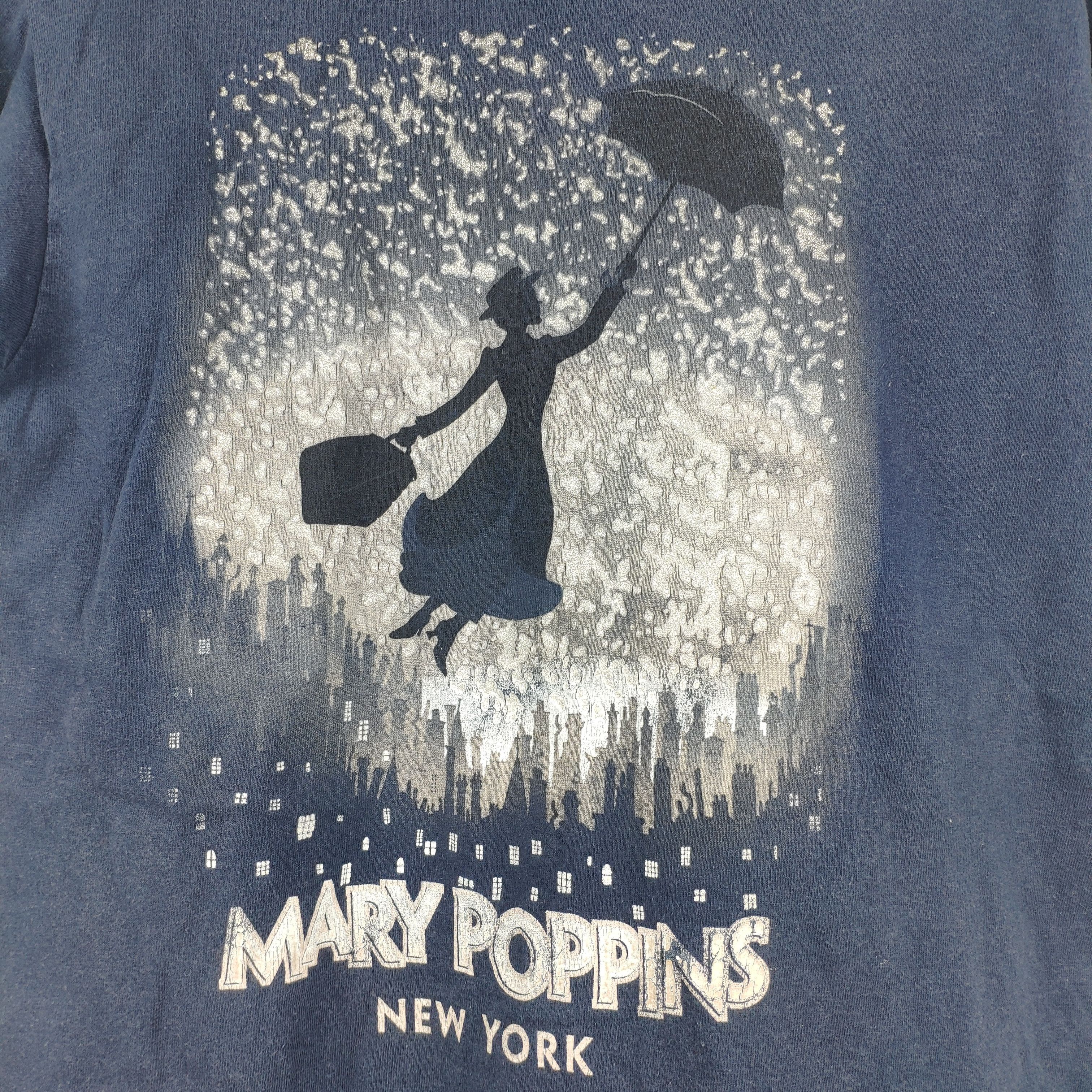 Disney × Vintage Steal 💥 Vintage Disney Mary Poppins New York Shirt Size US S / EU 44-46 / 1 - 3 Thumbnail