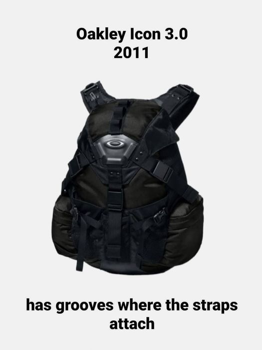 Vintage 2000s Oakley Icon 2.0 Backpack Crossbody Bag Sandbag