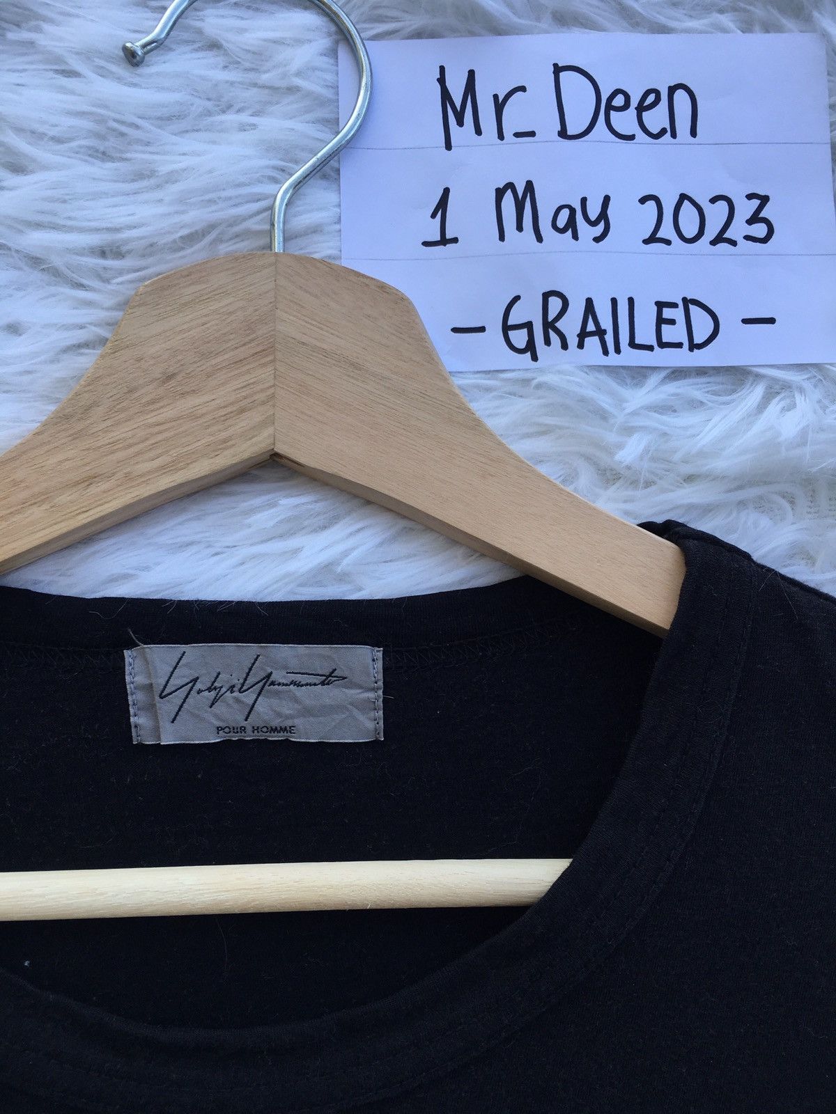 Yohji Yamamoto Rare Plain Black Tshirt By Yohji Yamamoto Produce Size US M / EU 48-50 / 2 - 8 Thumbnail