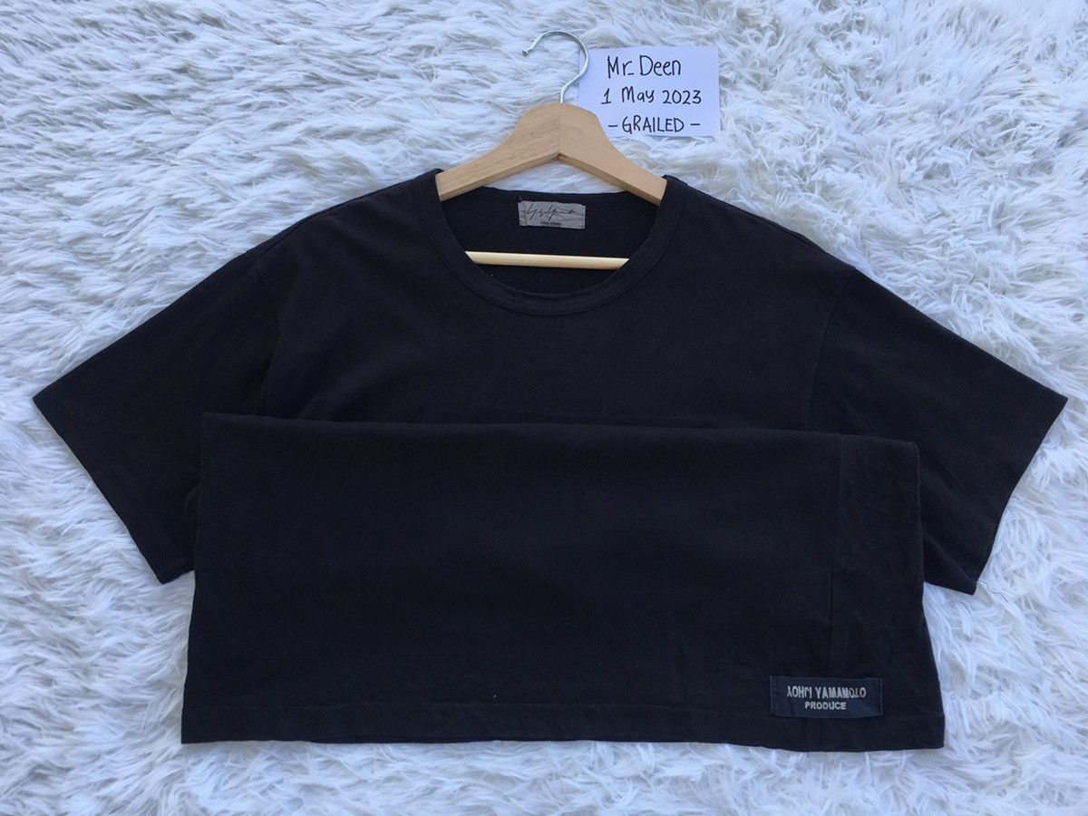 Yohji Yamamoto Rare Plain Black Tshirt By Yohji Yamamoto Produce Size US M / EU 48-50 / 2 - 6 Thumbnail