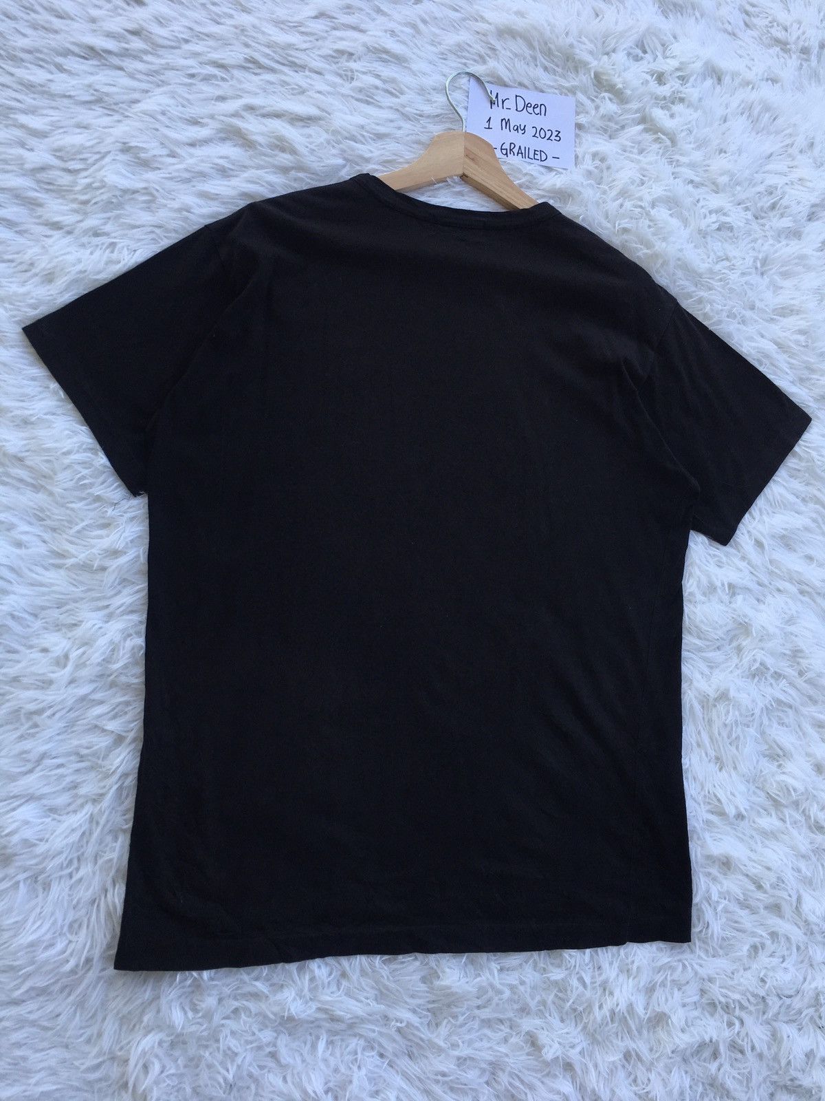 Yohji Yamamoto Rare Plain Black Tshirt By Yohji Yamamoto Produce Size US M / EU 48-50 / 2 - 17 Thumbnail