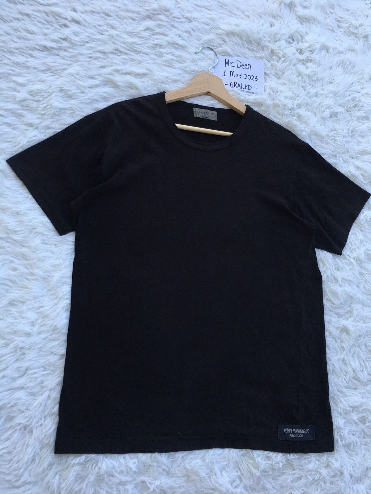 Yohji Yamamoto Rare Plain Black Tshirt By Yohji Yamamoto Produce Size US M / EU 48-50 / 2 - 3 Thumbnail