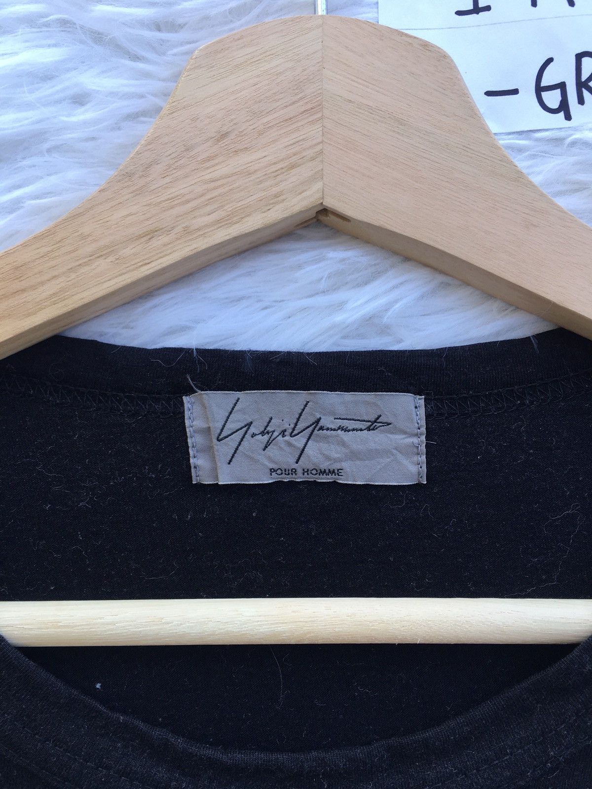 Yohji Yamamoto Rare Plain Black Tshirt By Yohji Yamamoto Produce Size US M / EU 48-50 / 2 - 9 Thumbnail