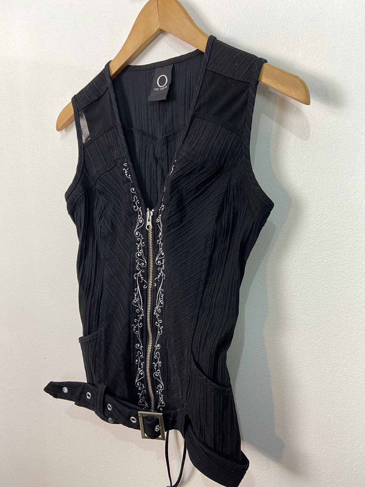 Japanese Brand Ozz Oneste Punk Vest Size M / US 6-8 / IT 42-44 - 3 Thumbnail