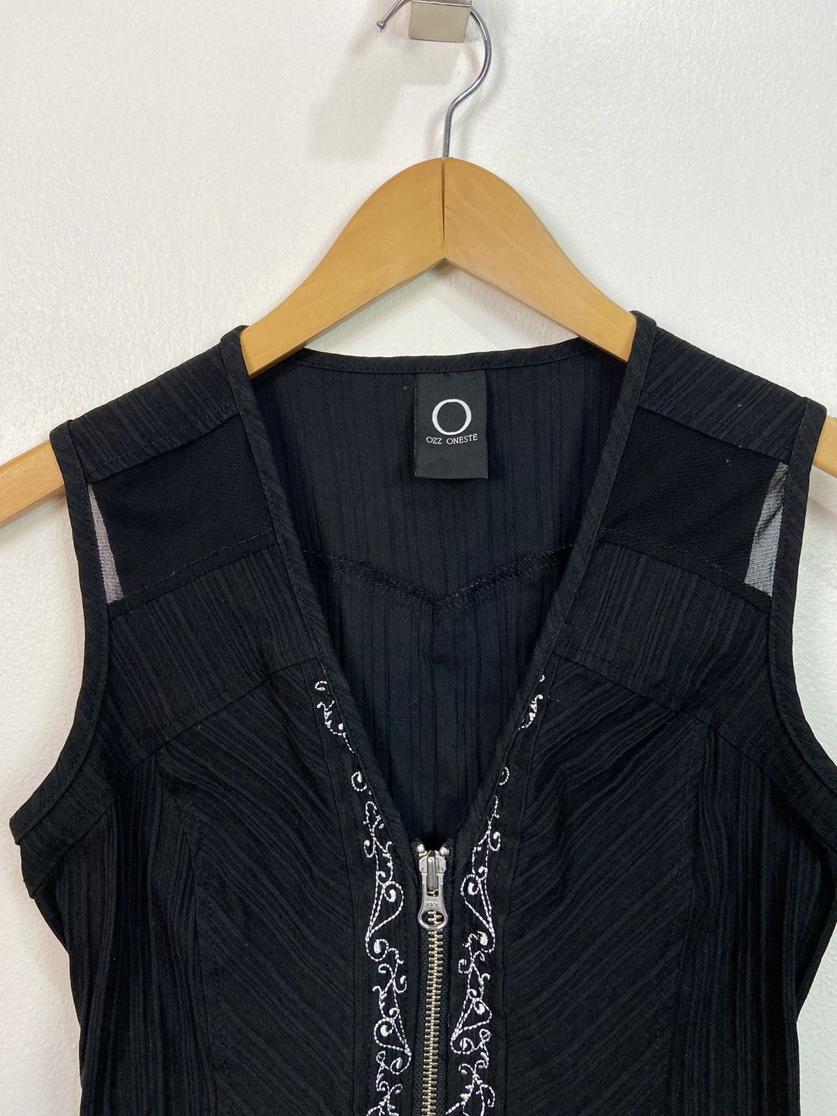 Japanese Brand Ozz Oneste Punk Vest Size M / US 6-8 / IT 42-44 - 4 Thumbnail