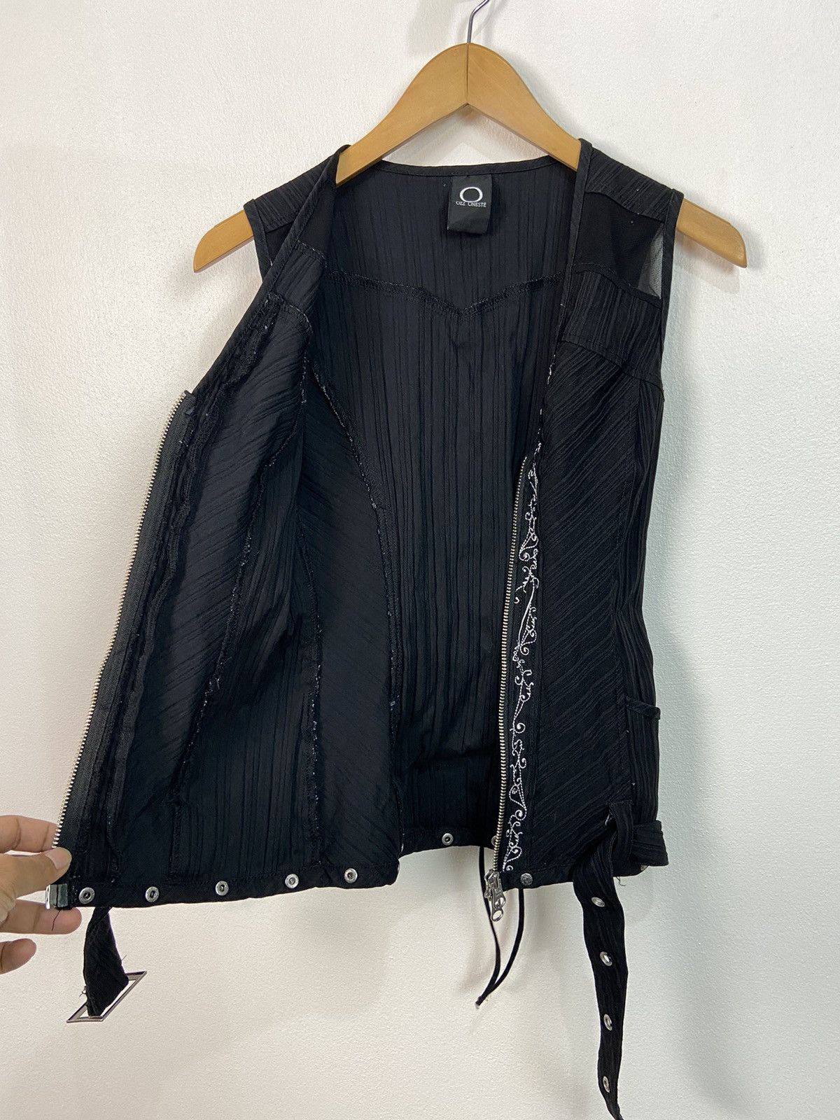 Japanese Brand Ozz Oneste Punk Vest Size M / US 6-8 / IT 42-44 - 9 Thumbnail