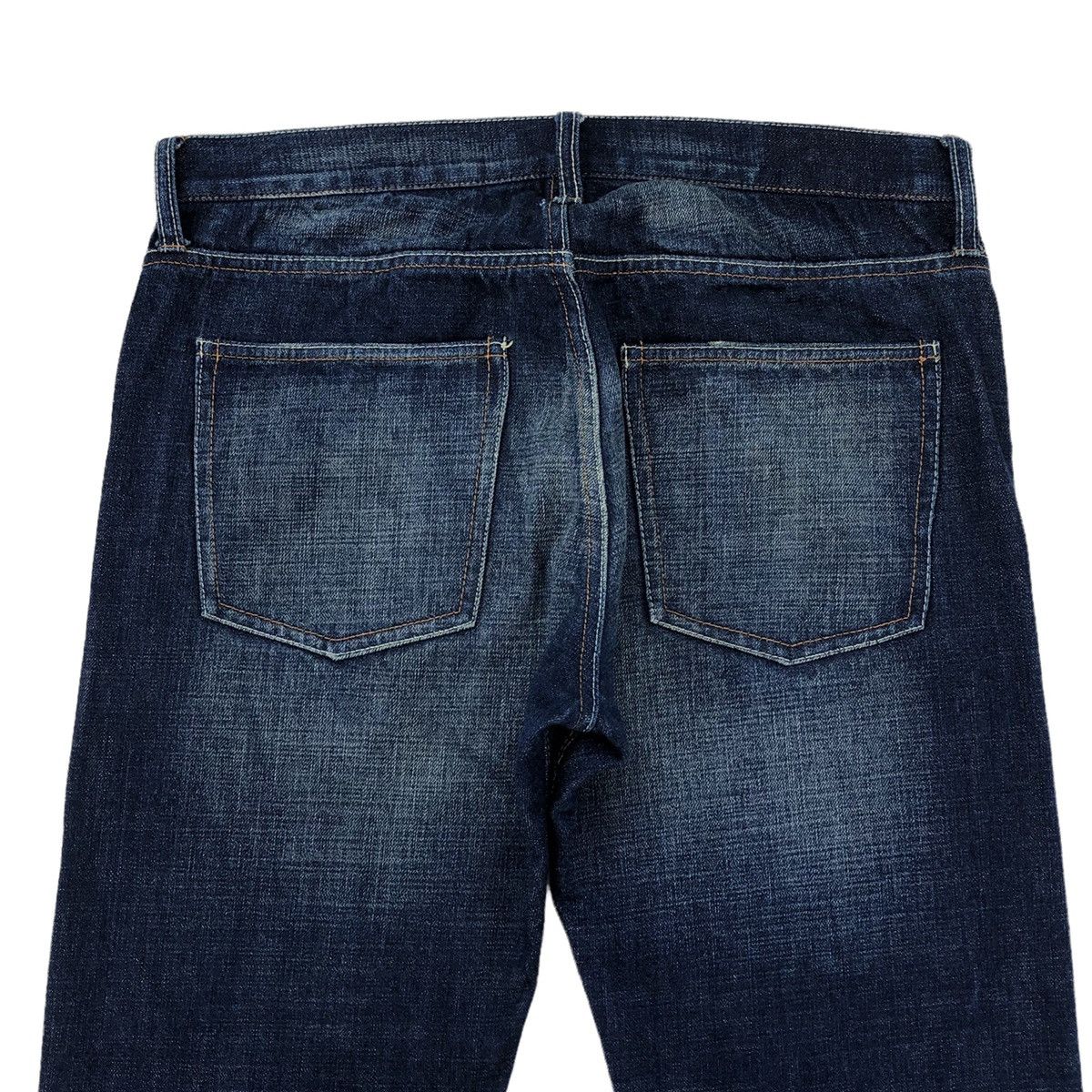 Global Work Japanese Global Work Distressed Painted Selvedge Denim Pants Size US 34 / EU 50 - 12 Thumbnail