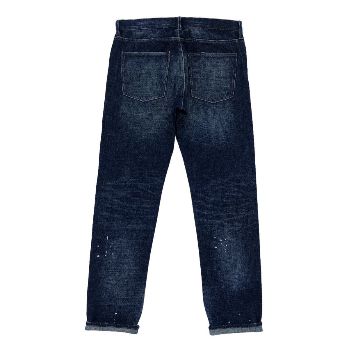 Global Work Japanese Global Work Distressed Painted Selvedge Denim Pants Size US 34 / EU 50 - 11 Thumbnail