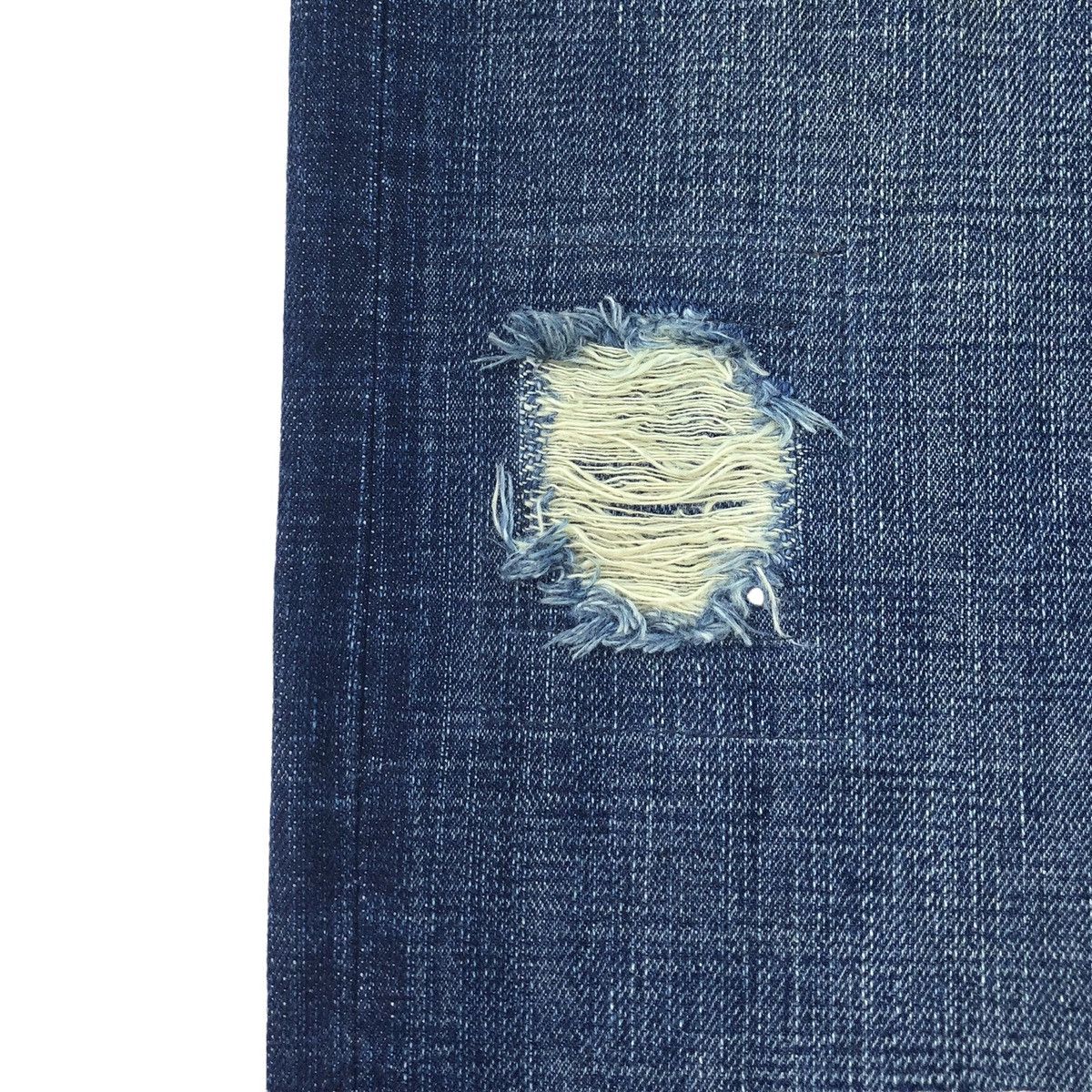 Global Work Japanese Global Work Distressed Painted Selvedge Denim Pants Size US 34 / EU 50 - 7 Thumbnail
