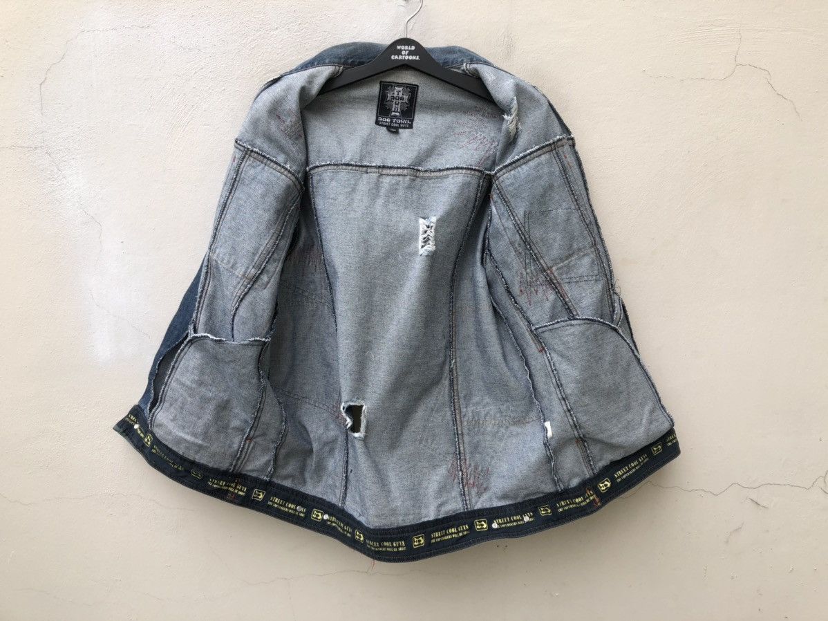 Dogtown Vintage Dog Town Distress Patchwork Oversized Denim Jacket Size US L / EU 52-54 / 3 - 22 Thumbnail