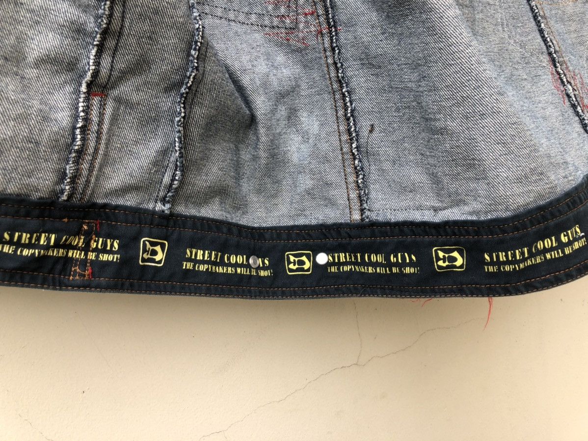 Dogtown Vintage Dog Town Distress Patchwork Oversized Denim Jacket Size US L / EU 52-54 / 3 - 23 Thumbnail