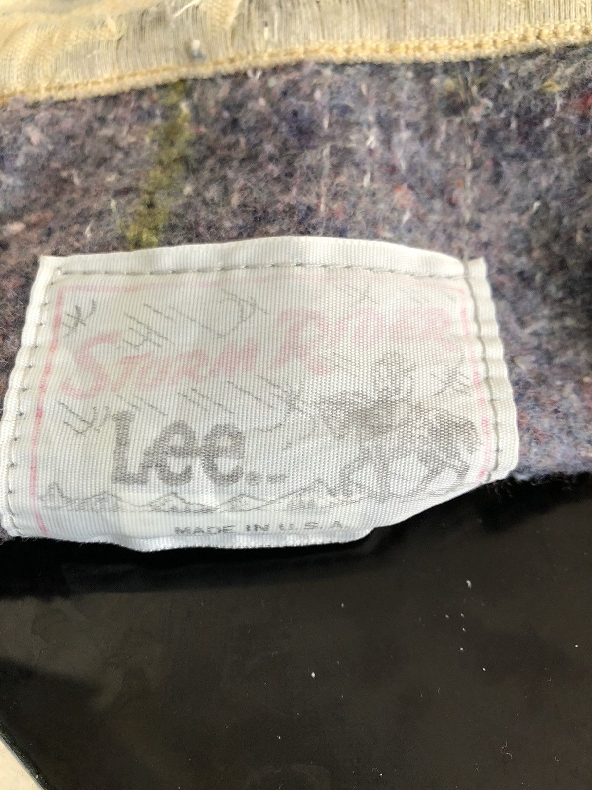 Lee Trashed 80s Lee Storm Rider Blanket Denim Dirty Mud Jacket Size US M / EU 48-50 / 2 - 21 Thumbnail