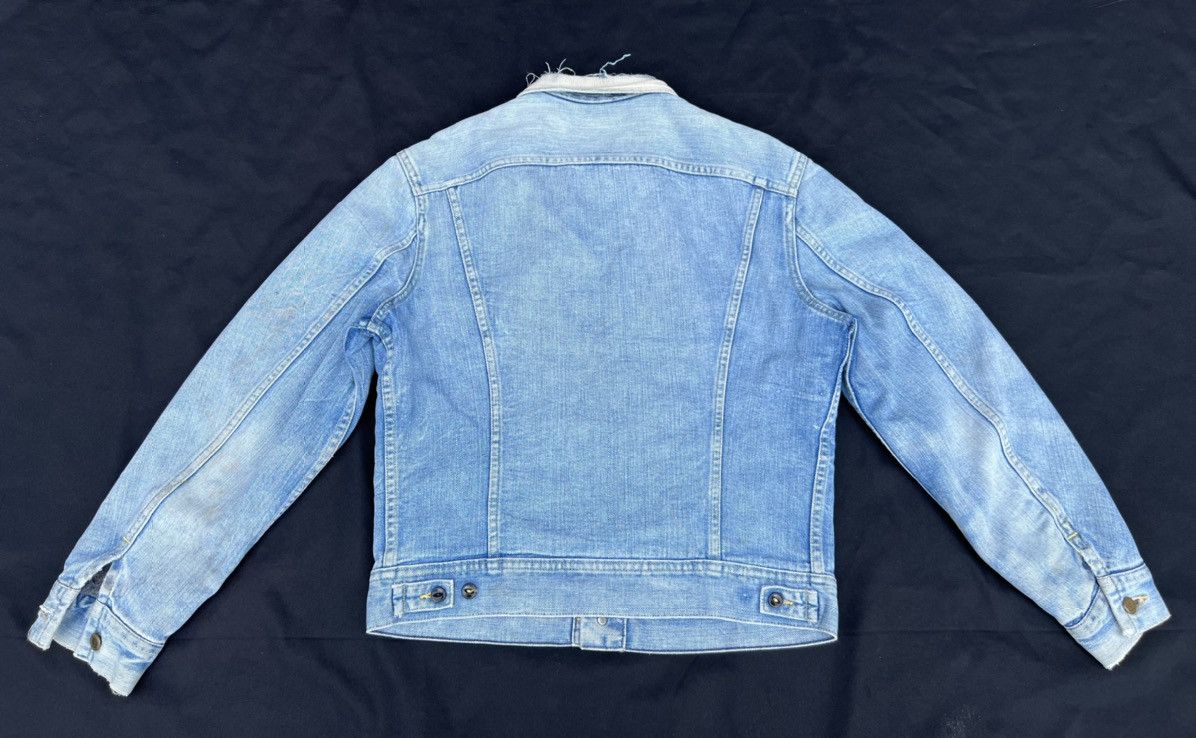 Lee Trashed 80s Lee Storm Rider Blanket Denim Dirty Mud Jacket Size US M / EU 48-50 / 2 - 4 Thumbnail