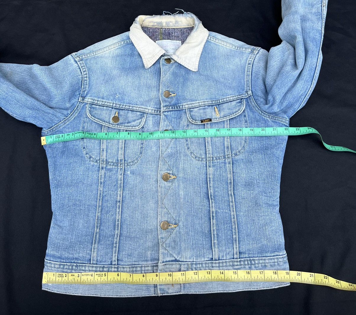 Lee Trashed 80s Lee Storm Rider Blanket Denim Dirty Mud Jacket Size US M / EU 48-50 / 2 - 2 Thumbnail