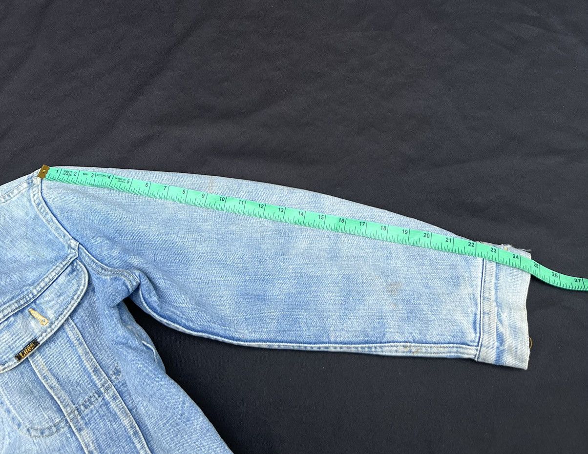 Lee Trashed 80s Lee Storm Rider Blanket Denim Dirty Mud Jacket Size US M / EU 48-50 / 2 - 3 Thumbnail