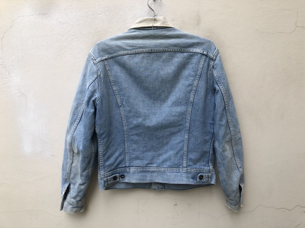 Lee Trashed 80s Lee Storm Rider Blanket Denim Dirty Mud Jacket Size US M / EU 48-50 / 2 - 14 Thumbnail
