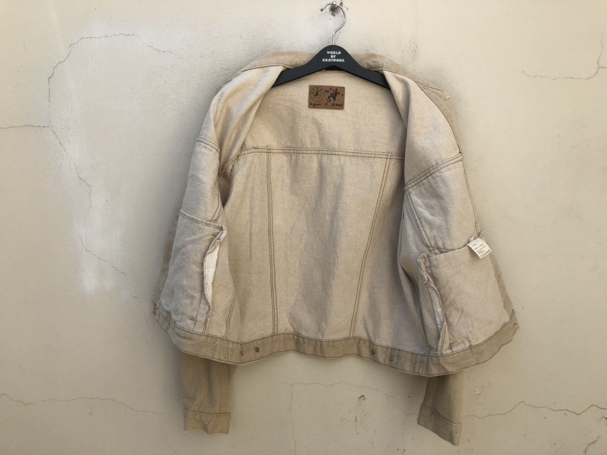 Vintage × agnes b. Vintage 90s Agnes B. Homme Paris Denim Trucker Jacket Size US M / EU 48-50 / 2 - 11 Thumbnail