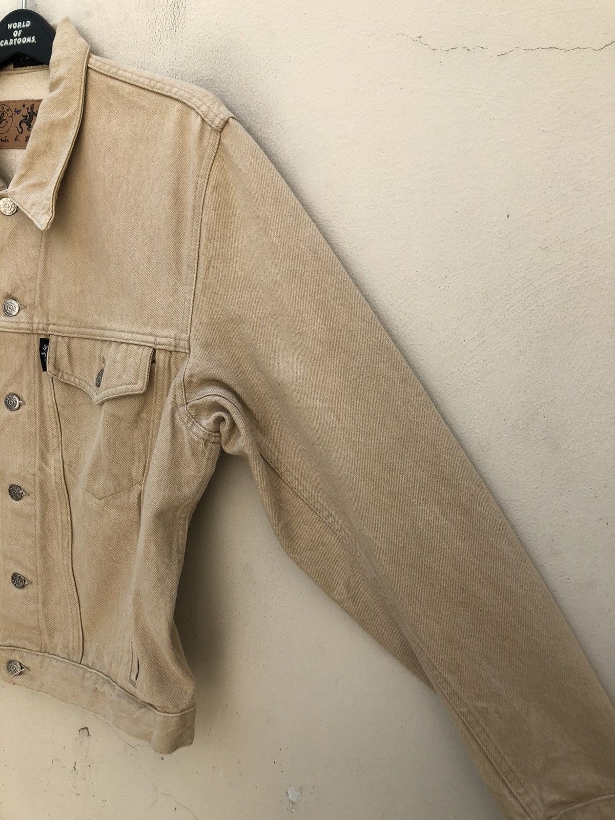 Vintage × agnes b. Vintage 90s Agnes B. Homme Paris Denim Trucker Jacket Size US M / EU 48-50 / 2 - 5 Thumbnail