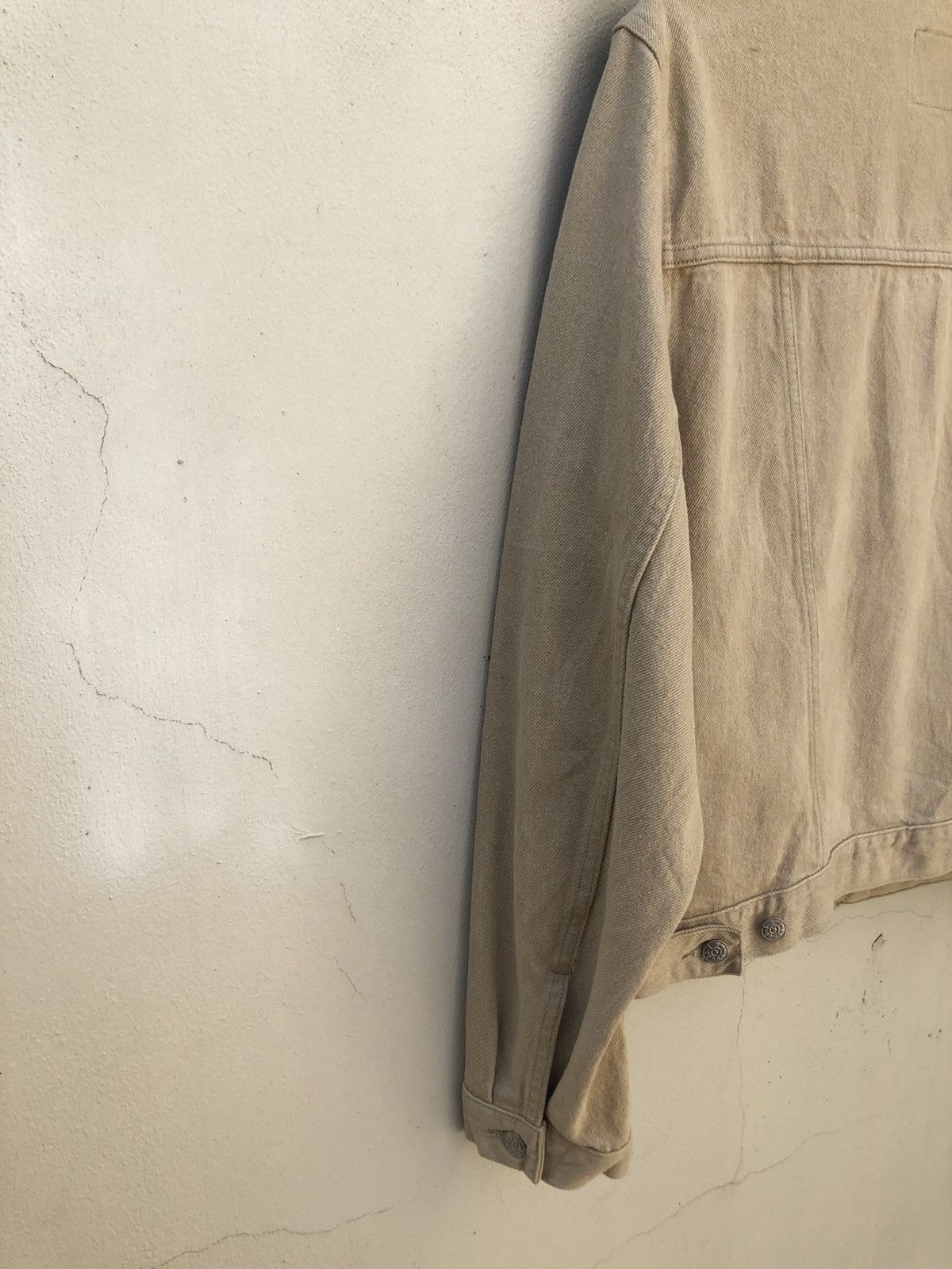 Vintage × agnes b. Vintage 90s Agnes B. Homme Paris Denim Trucker Jacket Size US M / EU 48-50 / 2 - 9 Thumbnail