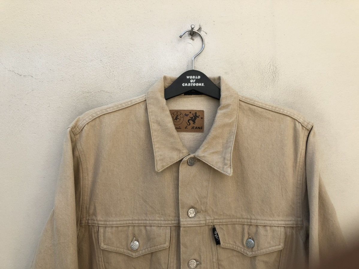 Vintage × agnes b. Vintage 90s Agnes B. Homme Paris Denim Trucker Jacket Size US M / EU 48-50 / 2 - 2 Thumbnail