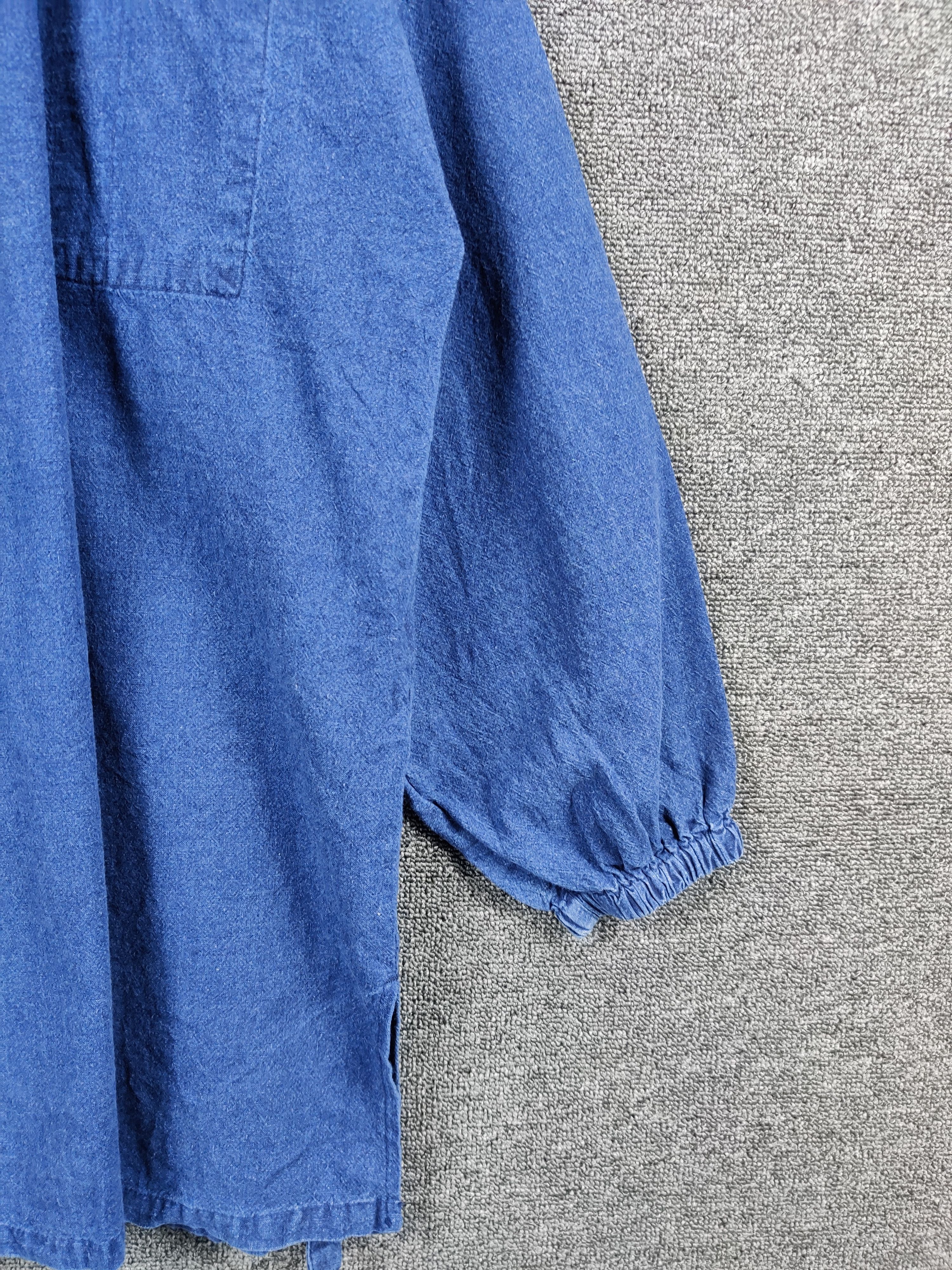 Japanese Brand Vintage Kirakumono Indigo Kimonon Denim Jacket Size US M / EU 48-50 / 2 - 3 Thumbnail