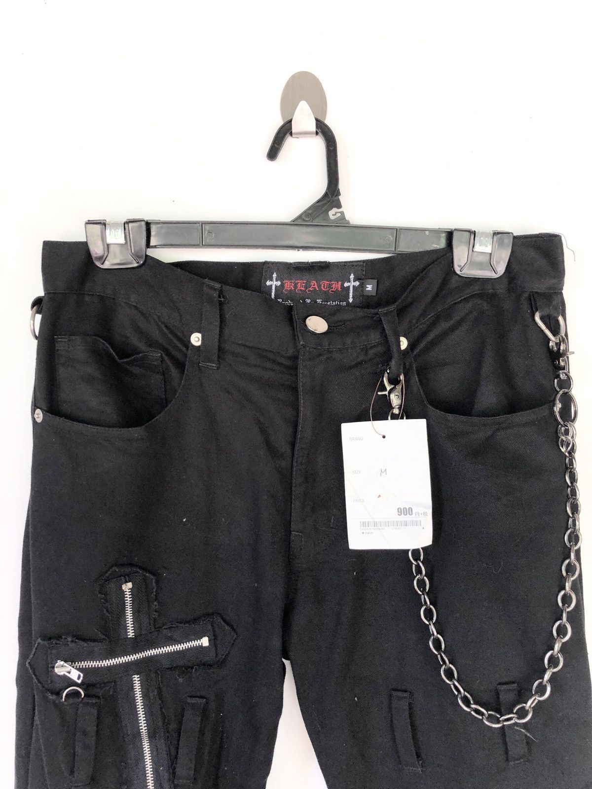 Handmade Reath bondage black straps punk styles pants Men’s Size US 30 / EU 46 - 10 Thumbnail