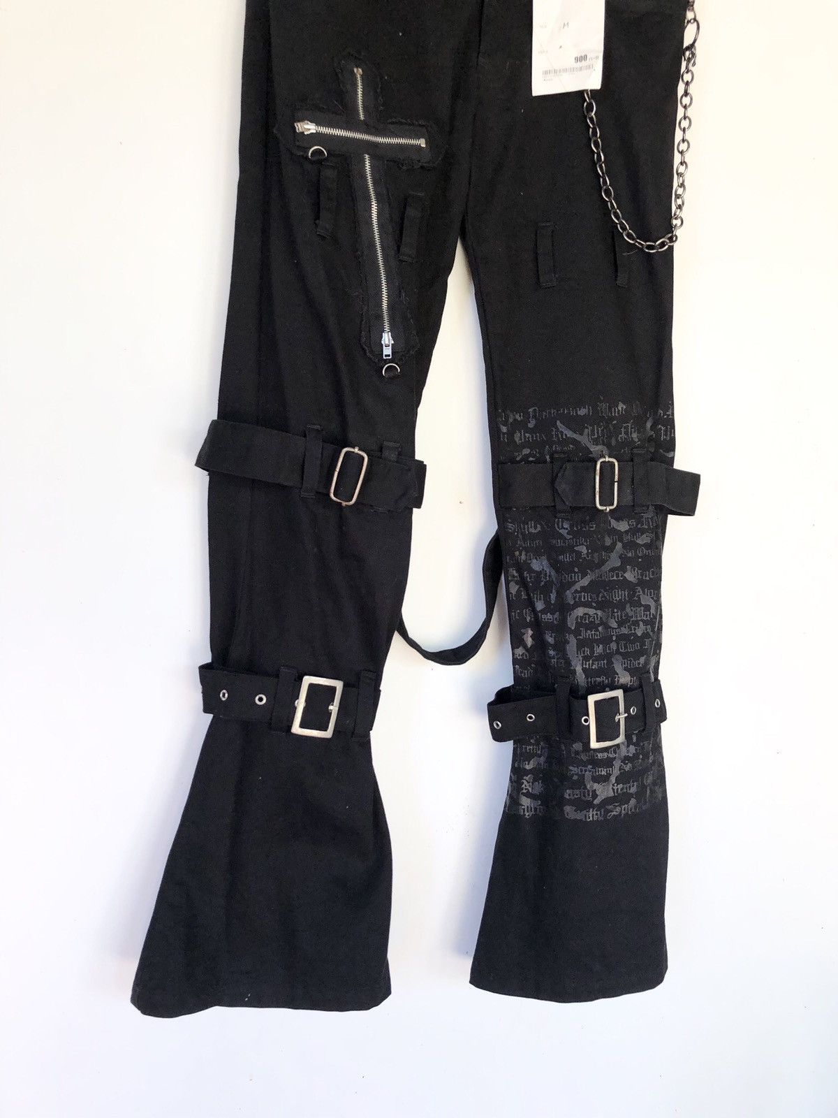 Handmade Reath bondage black straps punk styles pants Men’s Size US 30 / EU 46 - 6 Thumbnail