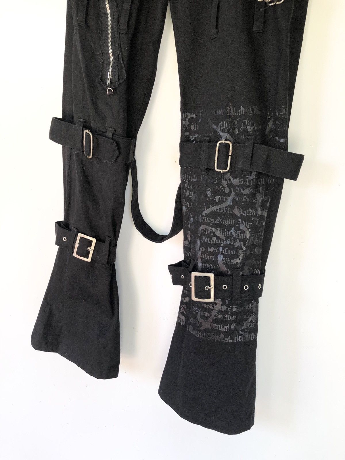 Handmade Reath bondage black straps punk styles pants Men’s Size US 30 / EU 46 - 5 Thumbnail
