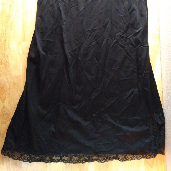 Vintage Vintage Vanity Fair Satin Lace Lingerie Dress Slip Gown Size XS / US 0-2 / IT 36-38 - 3 Thumbnail