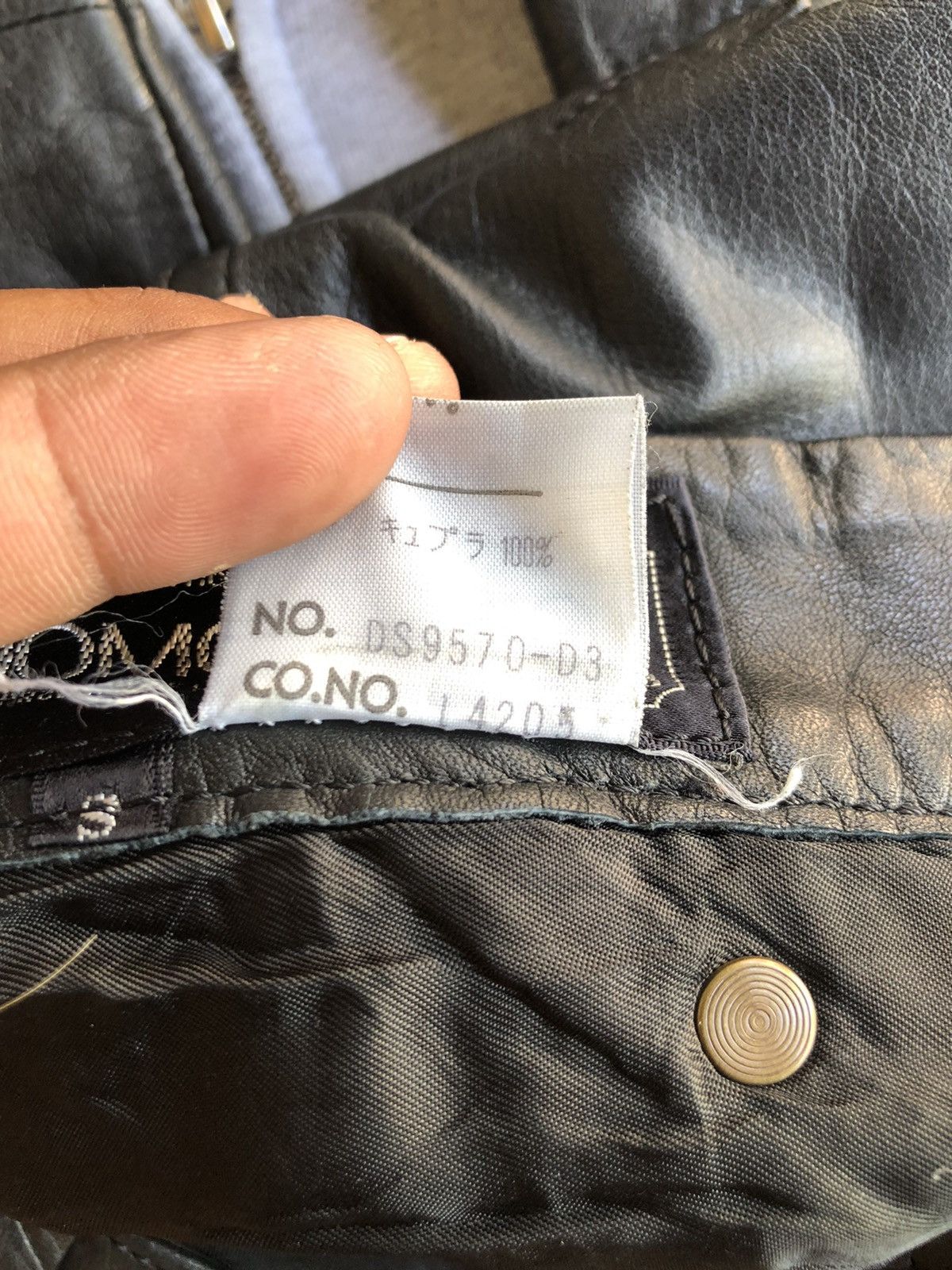 Leather Domon leather black pants Size US 29 - 10 Thumbnail