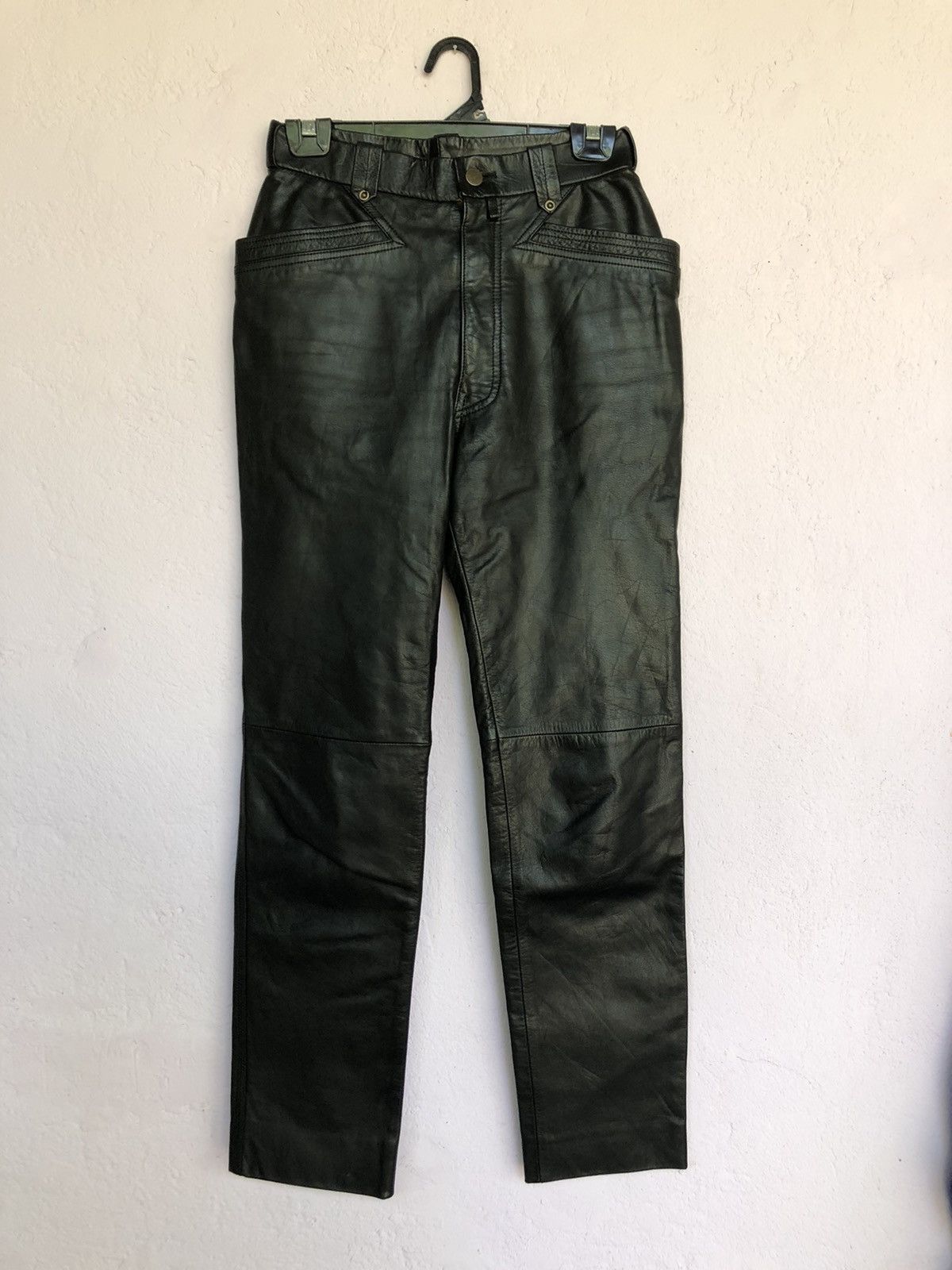 Leather Domon leather black pants Size US 29 - 1 Thumbnail