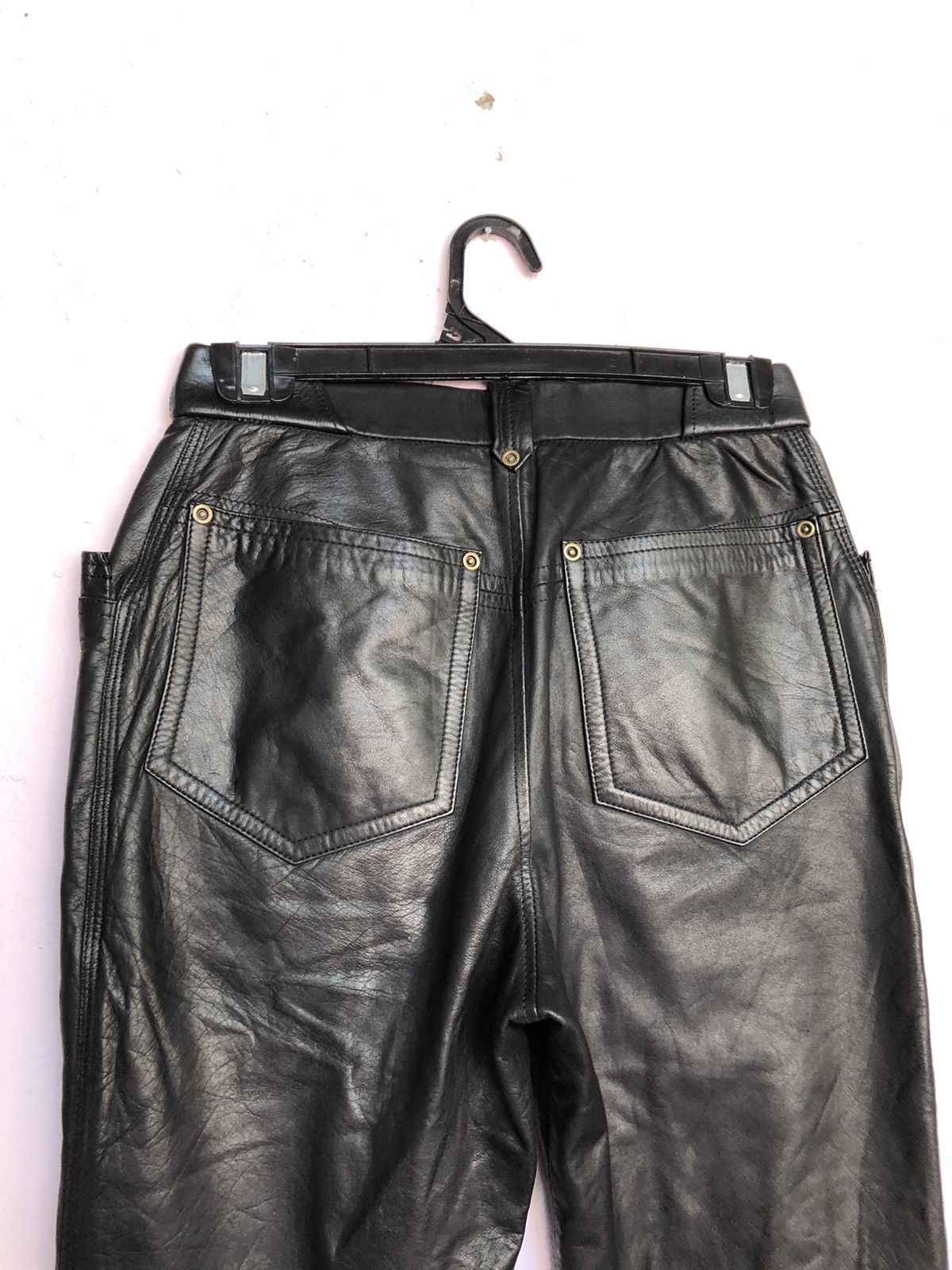 Leather Domon leather black pants Size US 29 - 8 Thumbnail