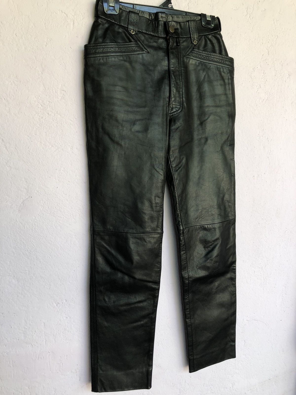 Leather Domon leather black pants Size US 29 - 3 Thumbnail