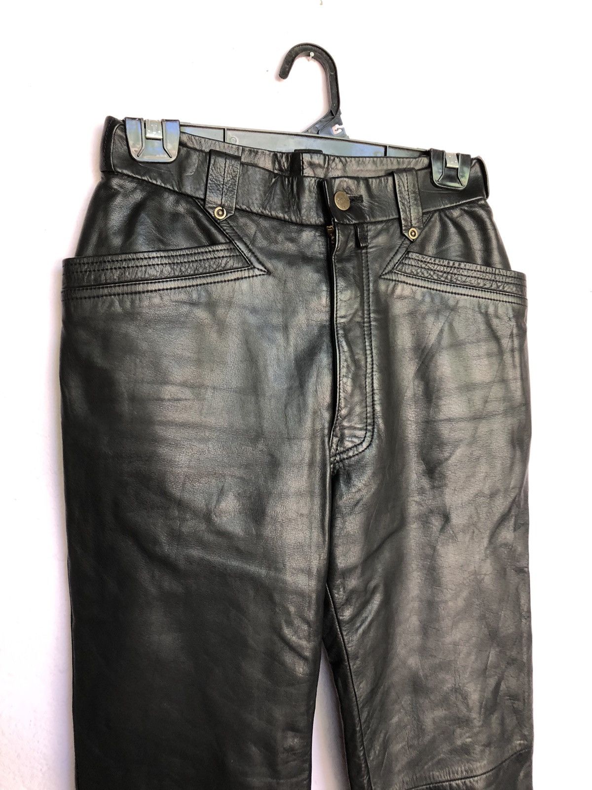 Leather Domon leather black pants Size US 29 - 5 Thumbnail