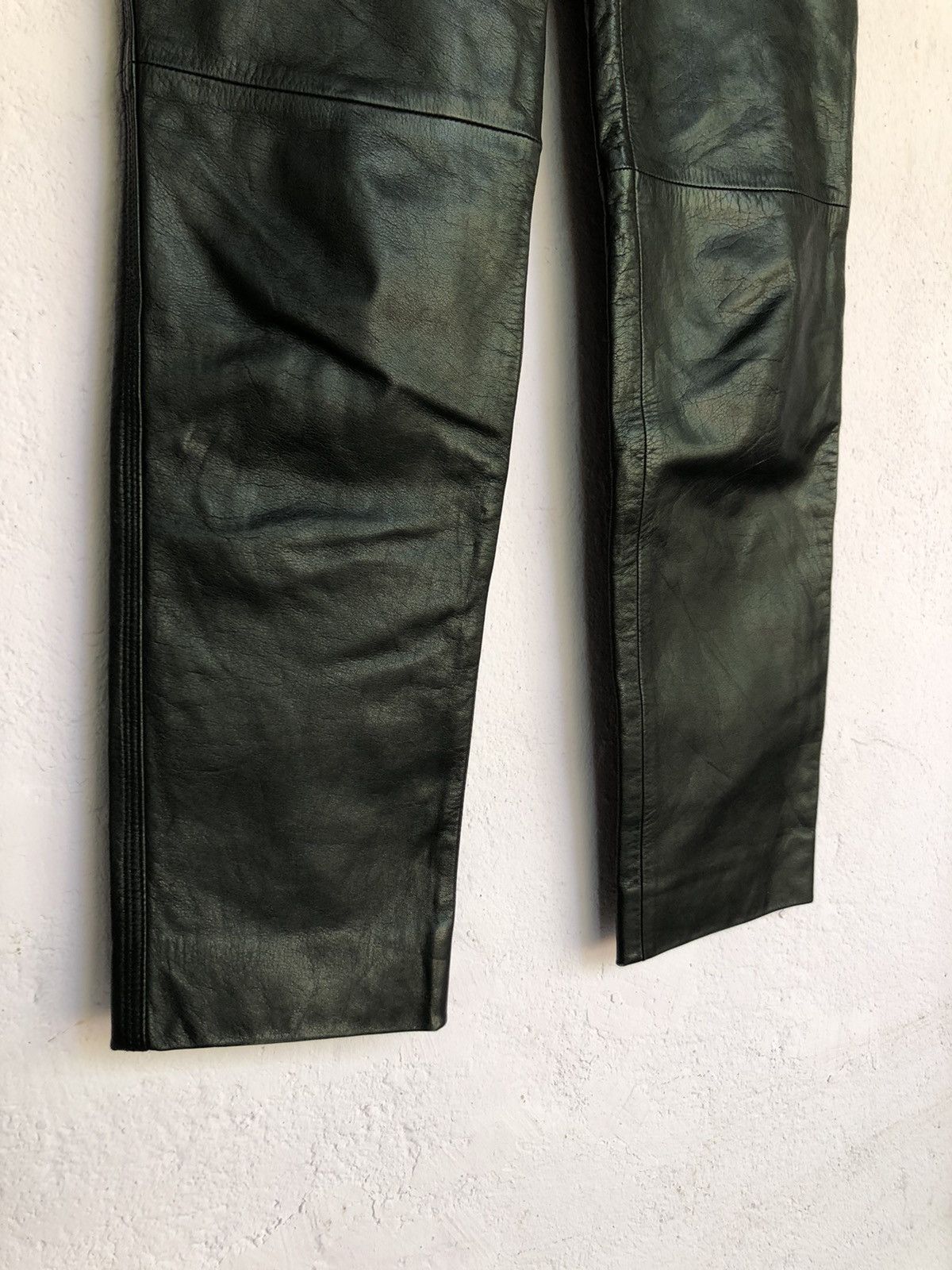 Leather Domon leather black pants Size US 29 - 4 Thumbnail
