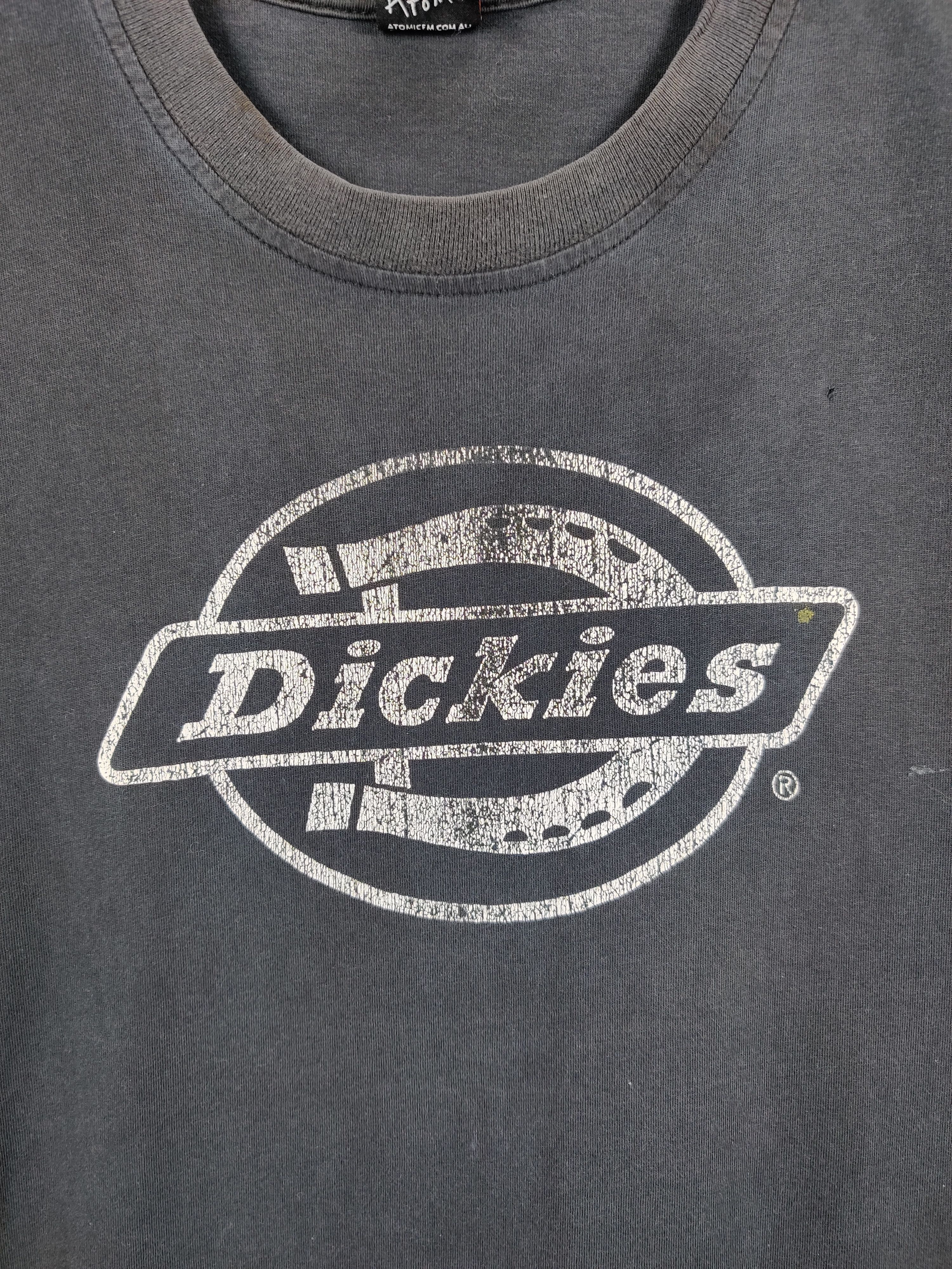 Dickies Vintage Dickies Big Logo Sun Faded Tee Tshirt Size US XXL / EU 58 / 5 - 4 Thumbnail