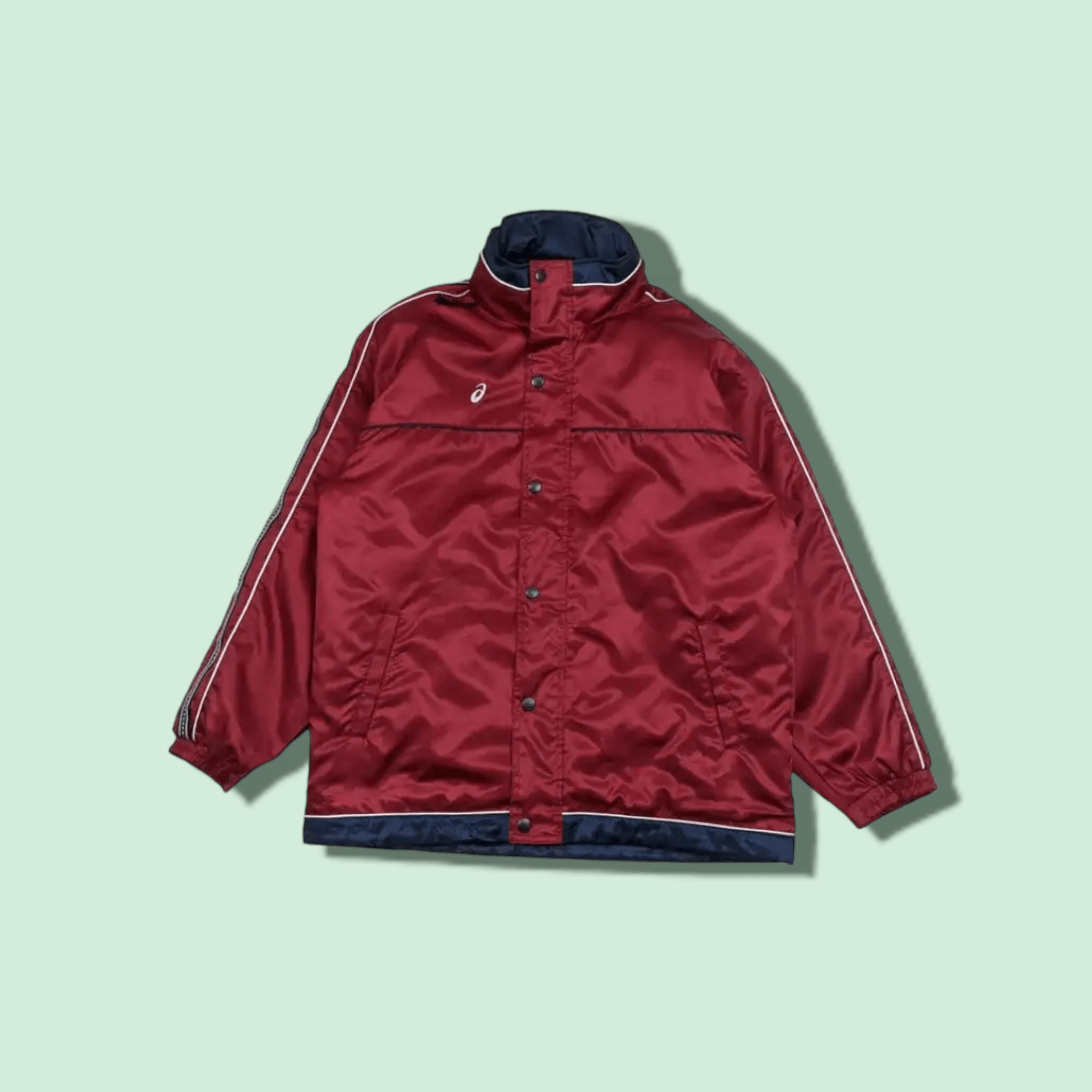 Asics Vintage 90's ASICS Training Windbreaker Jacket Size US S / EU 44-46 / 1 - 1 Thumbnail