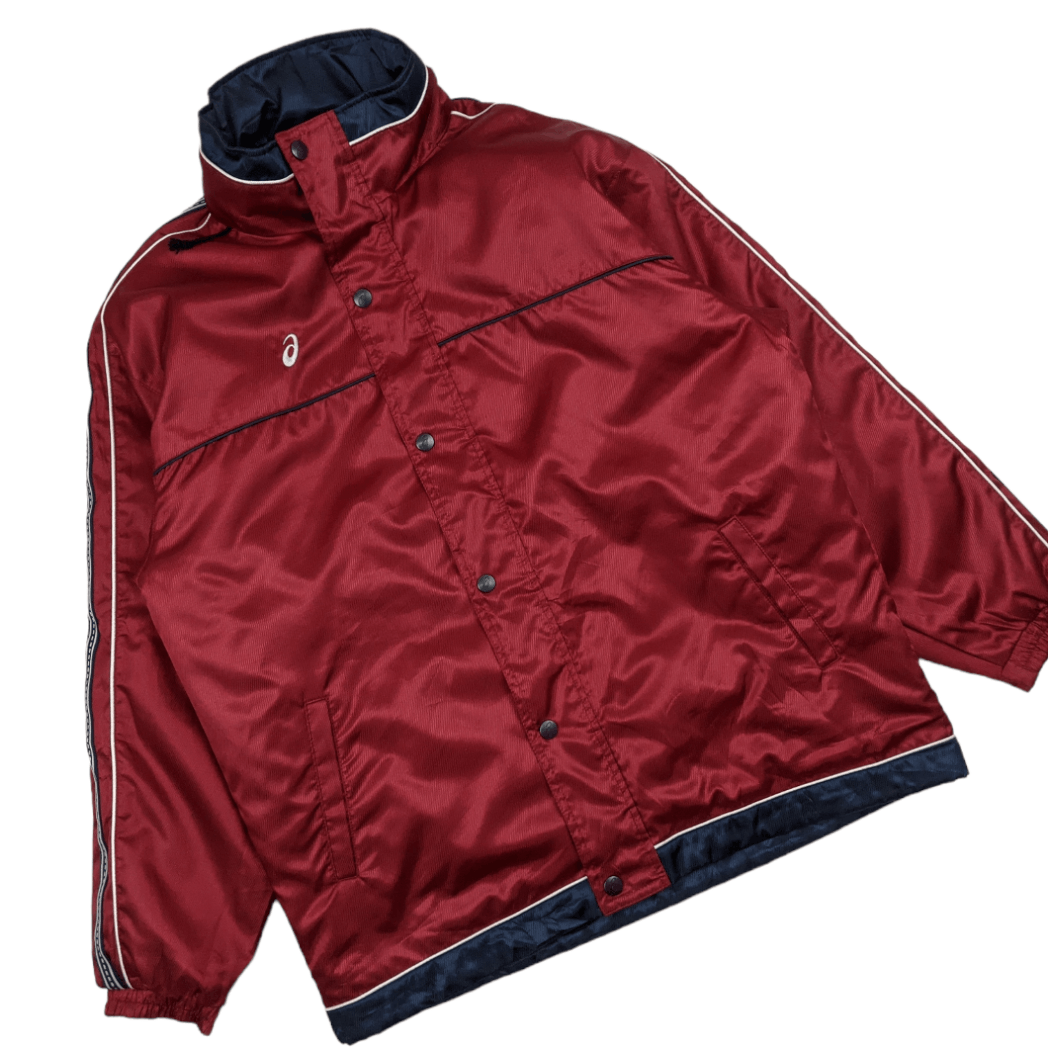 Asics Vintage 90's ASICS Training Windbreaker Jacket Size US S / EU 44-46 / 1 - 3 Thumbnail