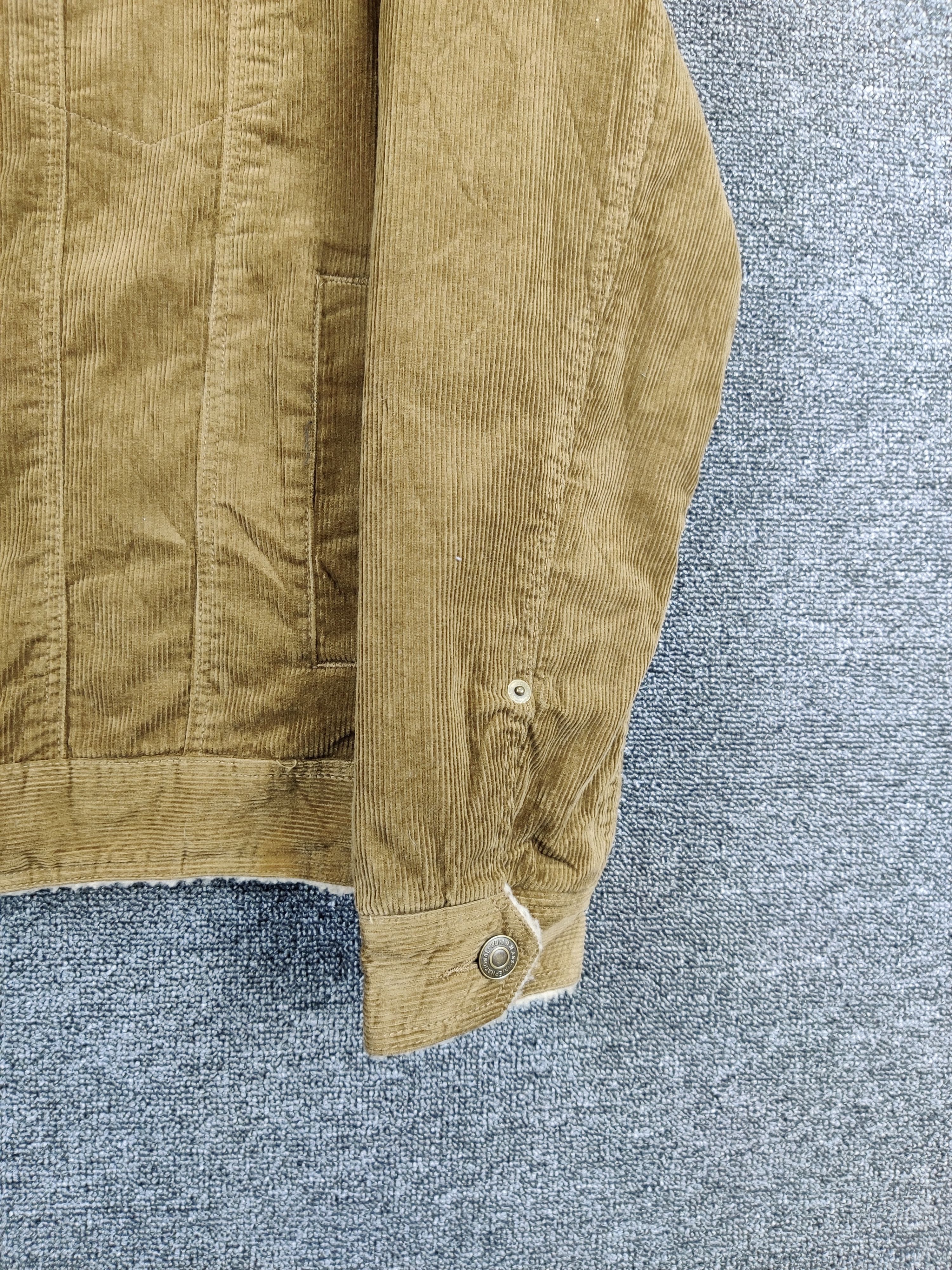 GU Vintage Gu Corduroy Sherpa Trucker Jacket Size US M / EU 48-50 / 2 - 3 Thumbnail