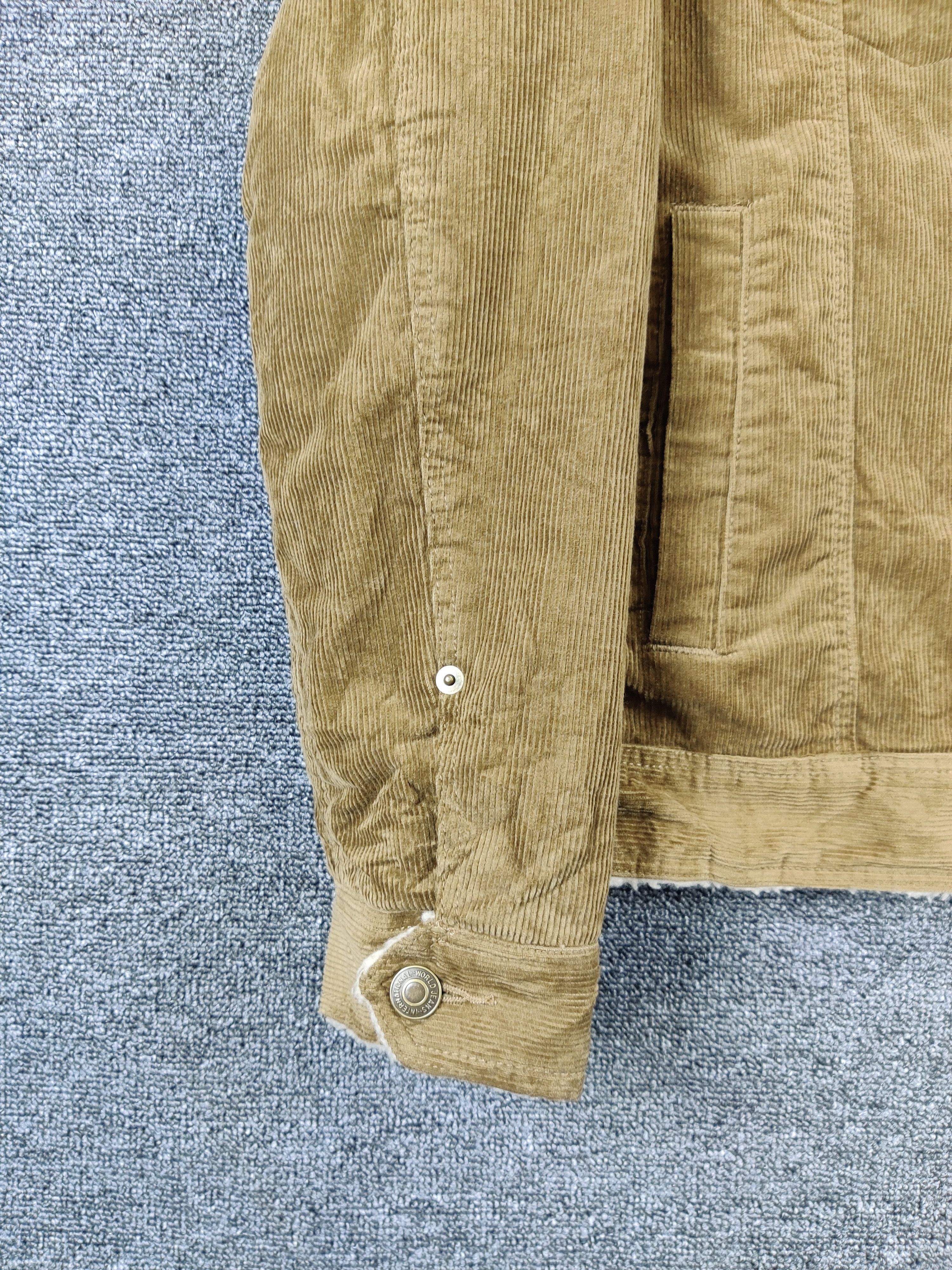 GU Vintage Gu Corduroy Sherpa Trucker Jacket Size US M / EU 48-50 / 2 - 4 Thumbnail