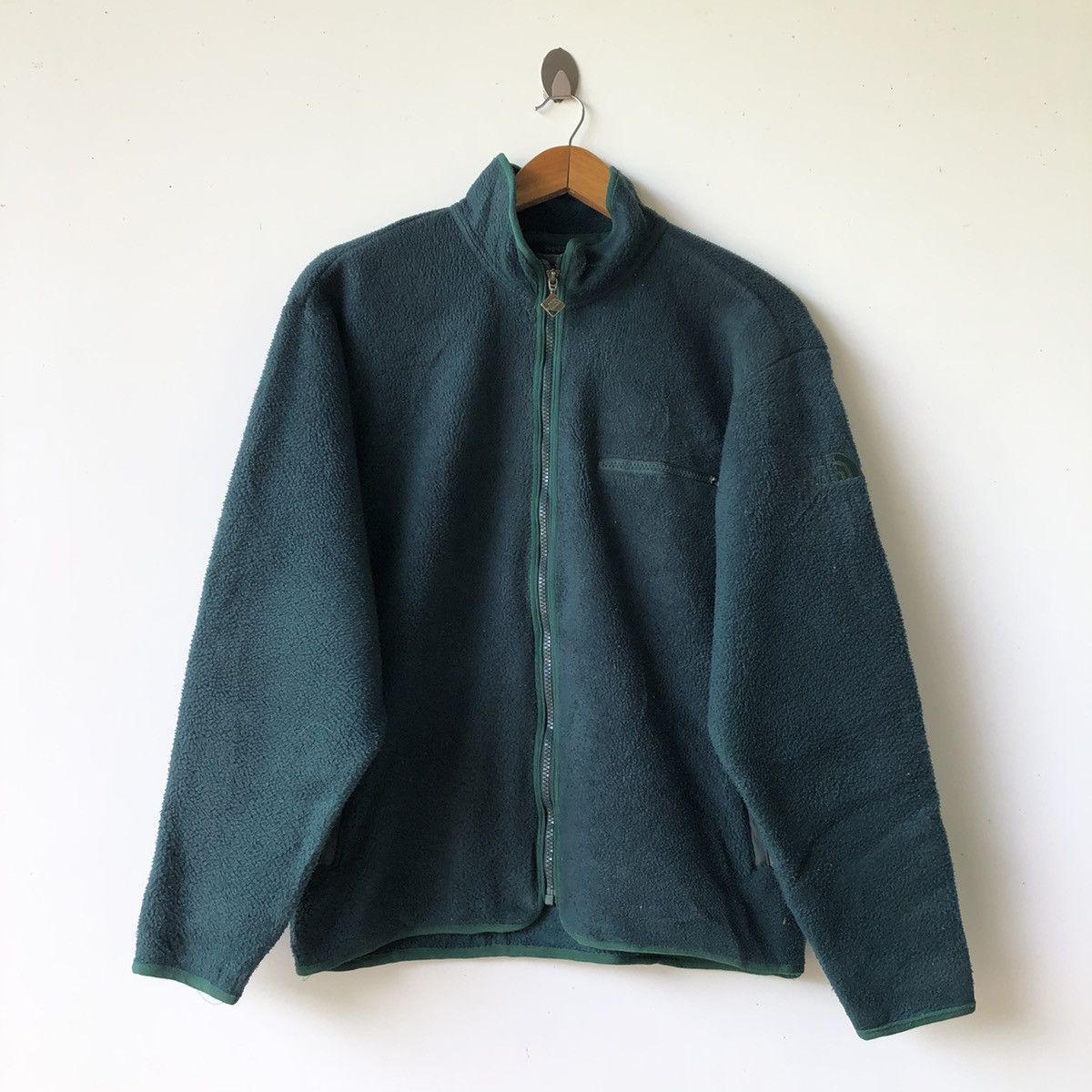 The North Face The North Face Zip up Green Sweaters Size US M / EU 48-50 / 2 - 2 Thumbnail