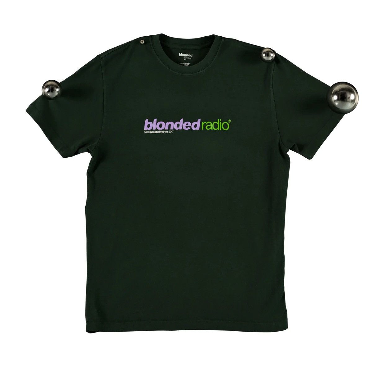 Image of Frank Ocean x Homer 2Xl New Classic Logo Tee Riddler Blonded Radio Green Lsd in Dark Pine Green