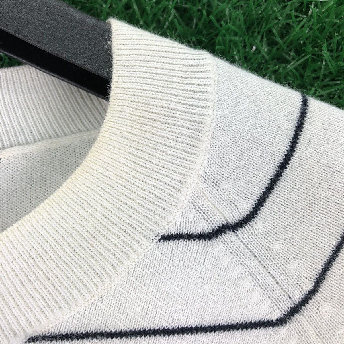 Japanese Brand × Uniqlo Uniqlo Striped Round Collar Shirt Short Sleeve Size US M / EU 48-50 / 2 - 8 Thumbnail