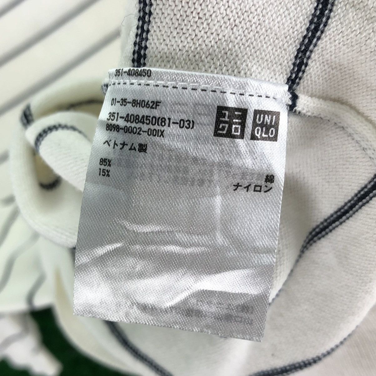 Japanese Brand × Uniqlo Uniqlo Striped Round Collar Shirt Short Sleeve Size US M / EU 48-50 / 2 - 11 Thumbnail