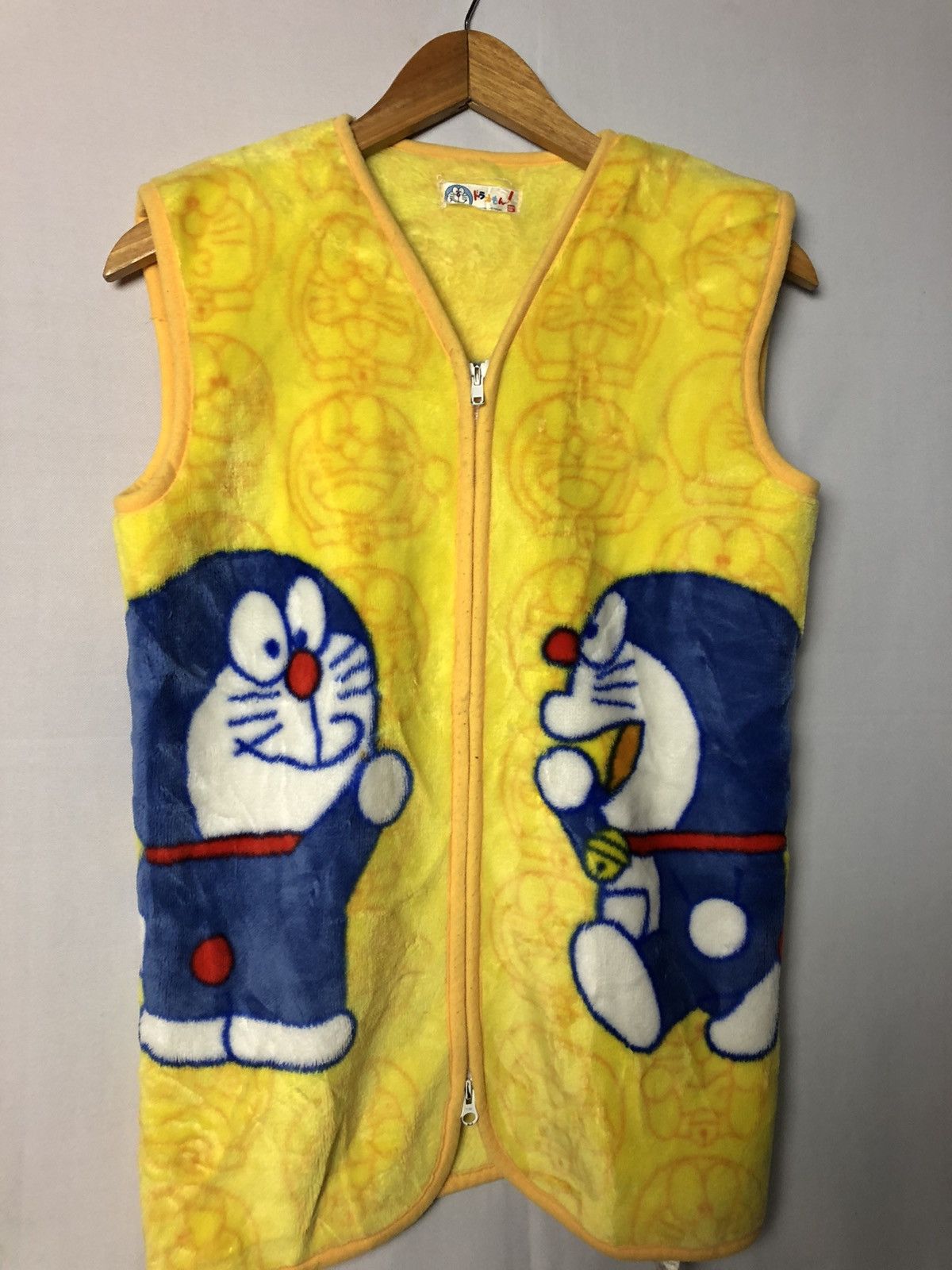 Japanese Brand × Vintage Vintage Bandai Doreamon fleece vest jackets Size M / US 6-8 / IT 42-44 - 3 Thumbnail