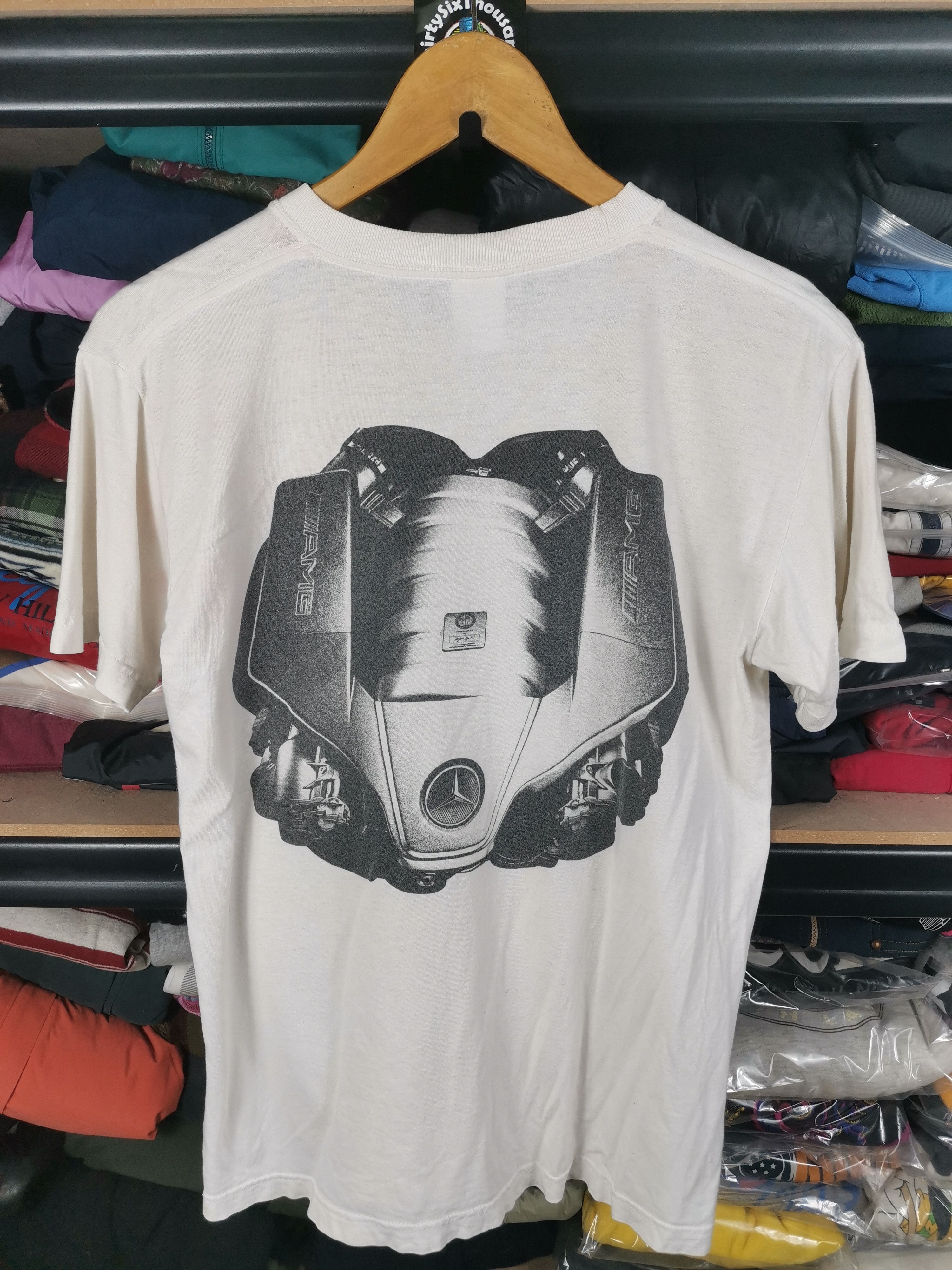 Mercedes-Benz Vintage 90s Mercedes Benz Tshirt Size US S / EU 44-46 / 1 - 1 Thumbnail
