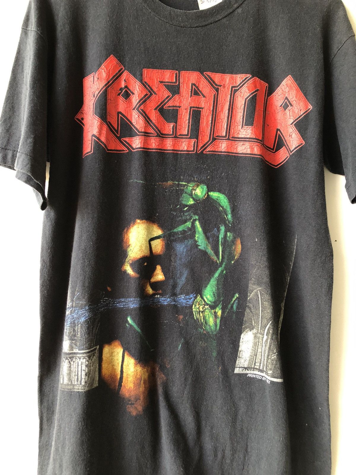 Vintage 🔥RARE🔥90s Kreator renewal tour printed by mcs black Shirt Size US L / EU 52-54 / 3 - 1 Thumbnail
